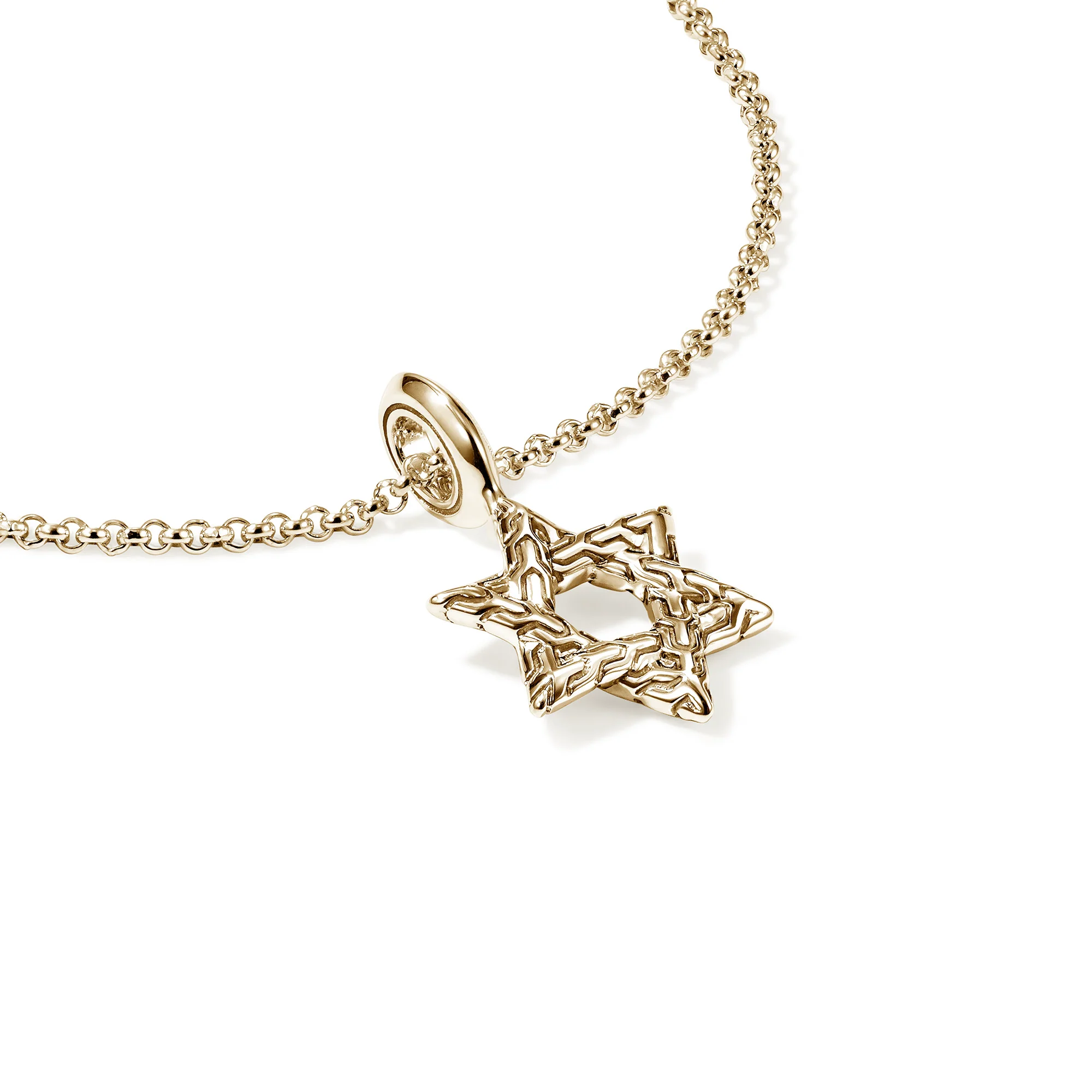 JH Essential Star of David Necklace, Gold|NGG989399 - Image 2