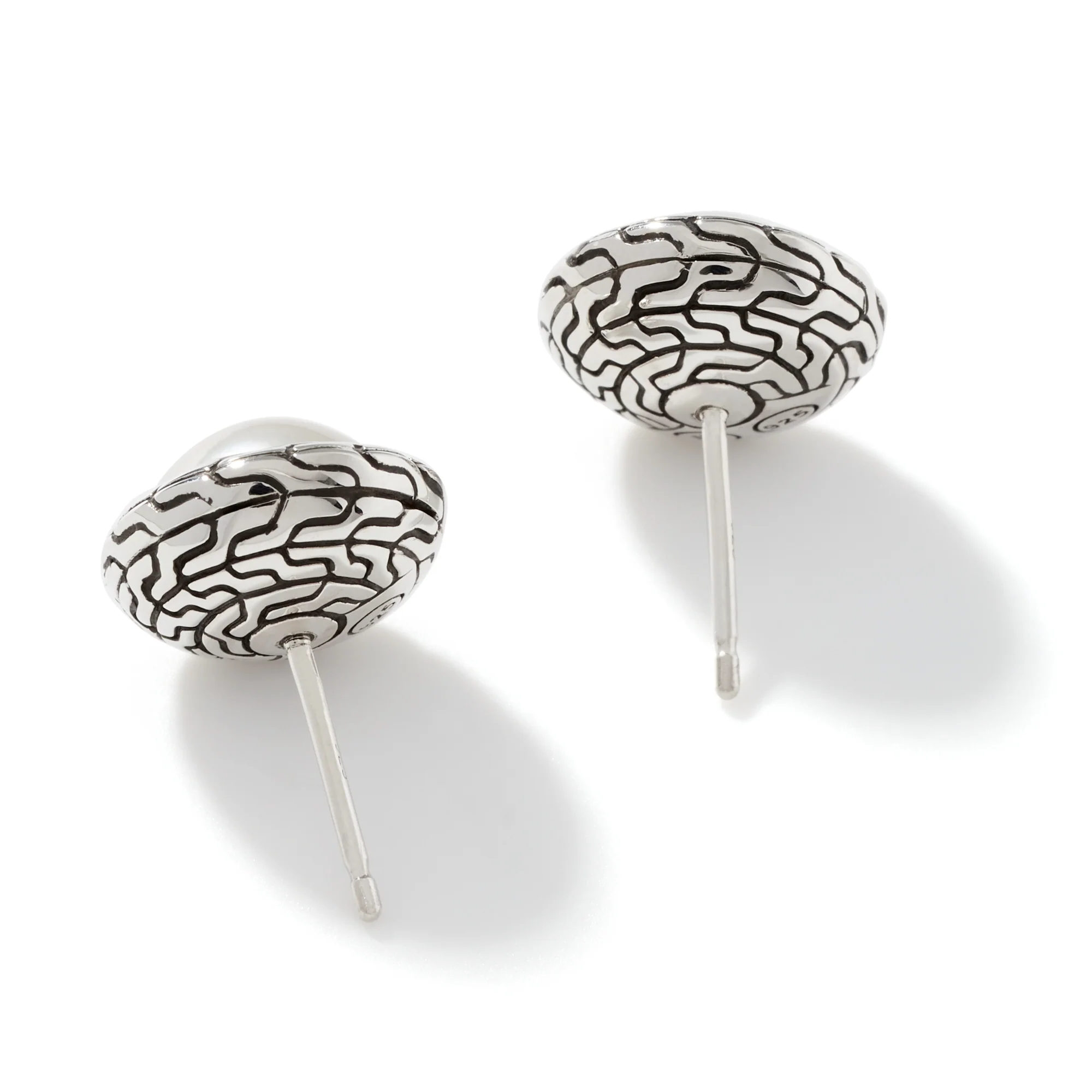 Pearl Stud Earrings, Sterling Silver|EB90664 - Image 4