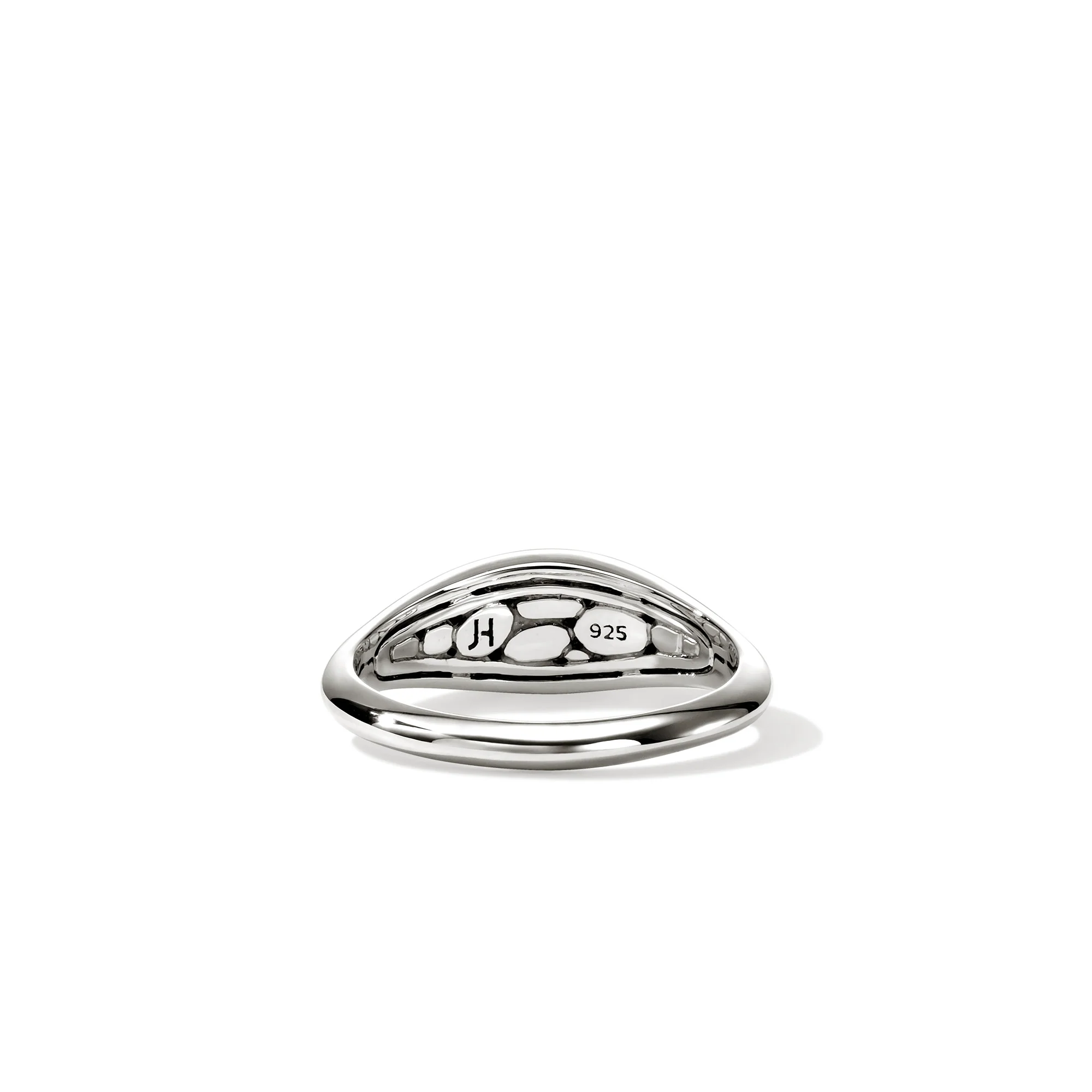 Pebble Ring, Sterling Silver, Black Sapphire|RBS9874774BLS - Image 3