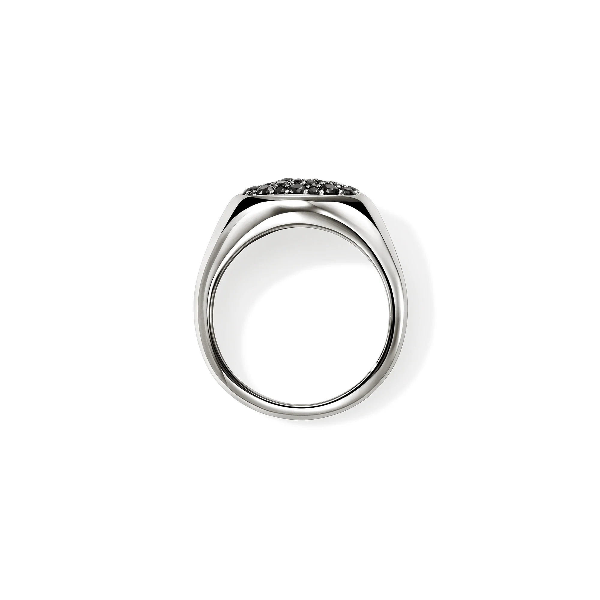 Pebble Ring, Sterling Silver, Black Sapphire|RBS9874774BLS - Image 4