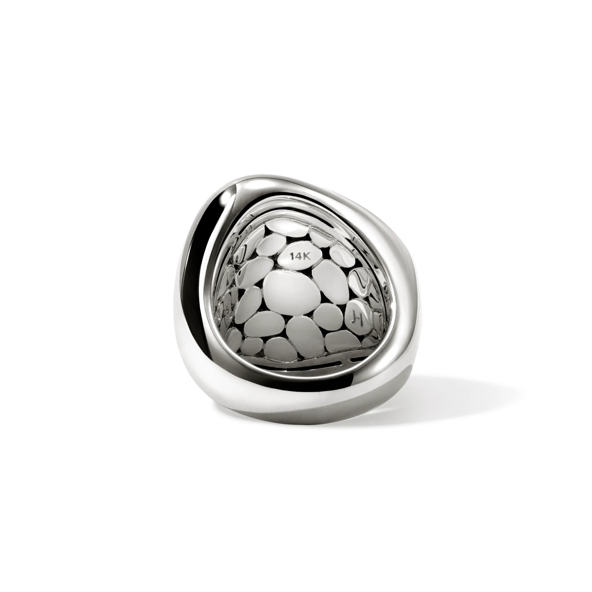 Pebble Ring, Sterling Silver, Gold|RZZ98746 - Image 4