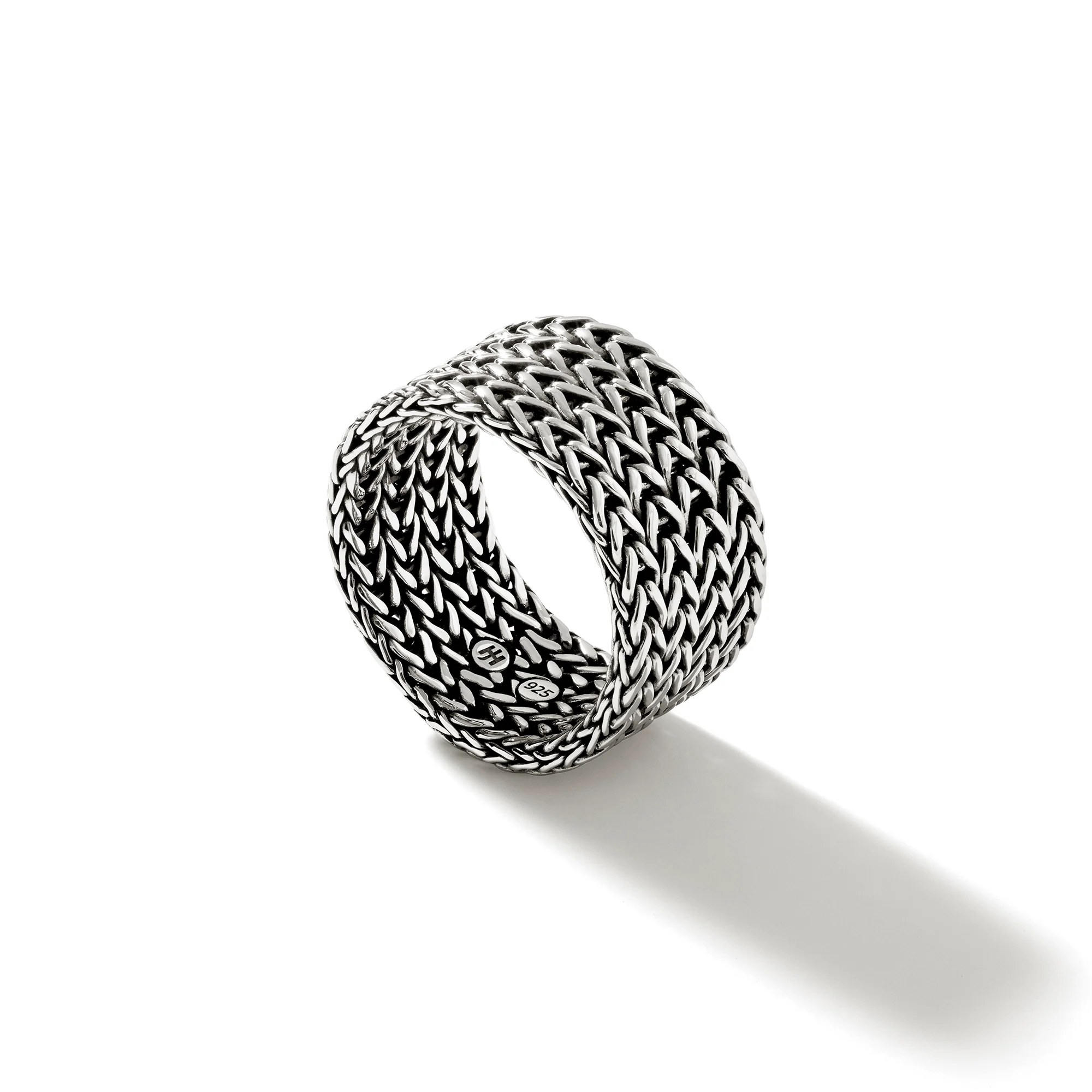 Icon Link Chain Ring, Sterling Silver, 12MM|RM900921 - Image 3