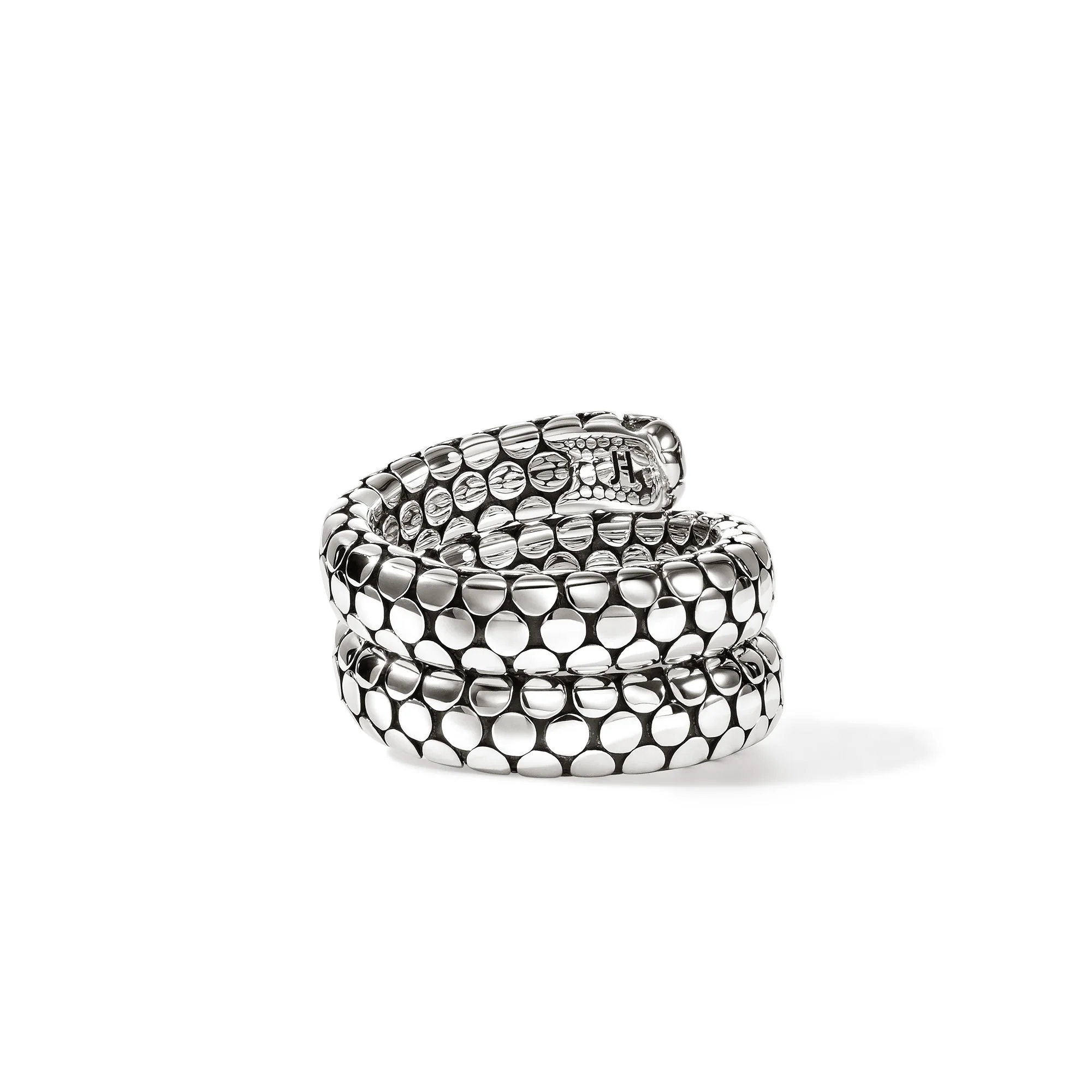 Dot Coil Ring, Sterling Silver|RB39246 - Image 3