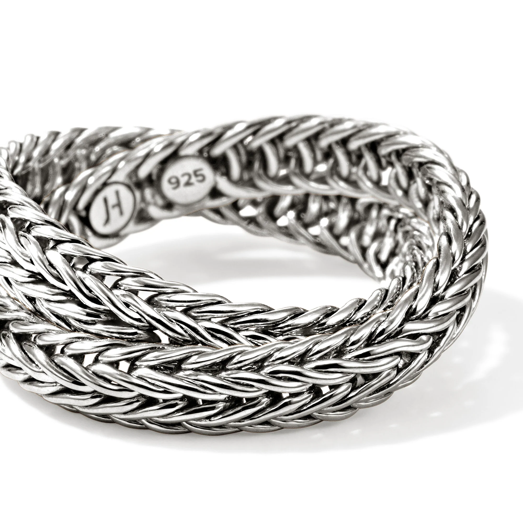 Icon Chevron Crossover Ring, Sterling Silver, 4.5MM|RB900825 - Image 2