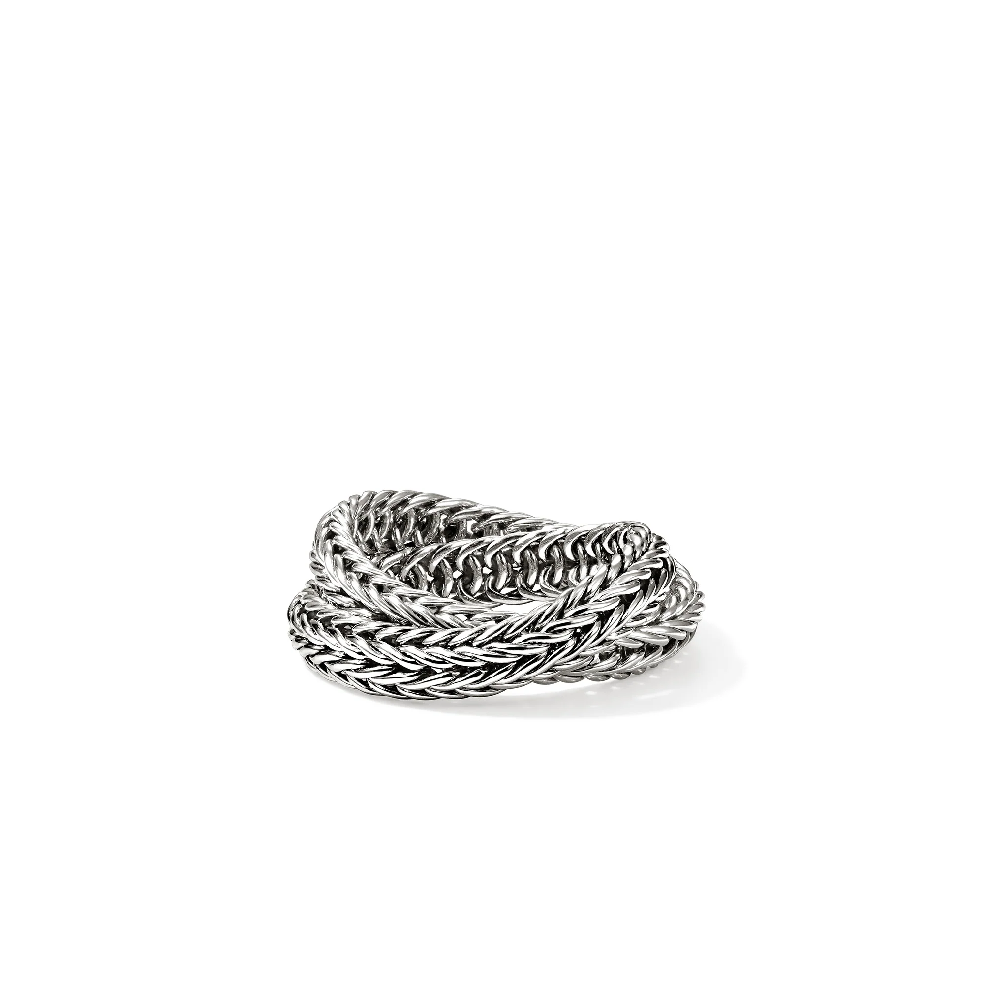 Icon Chevron Crossover Ring, Sterling Silver, 4.5MM|RB900825 - Image 3