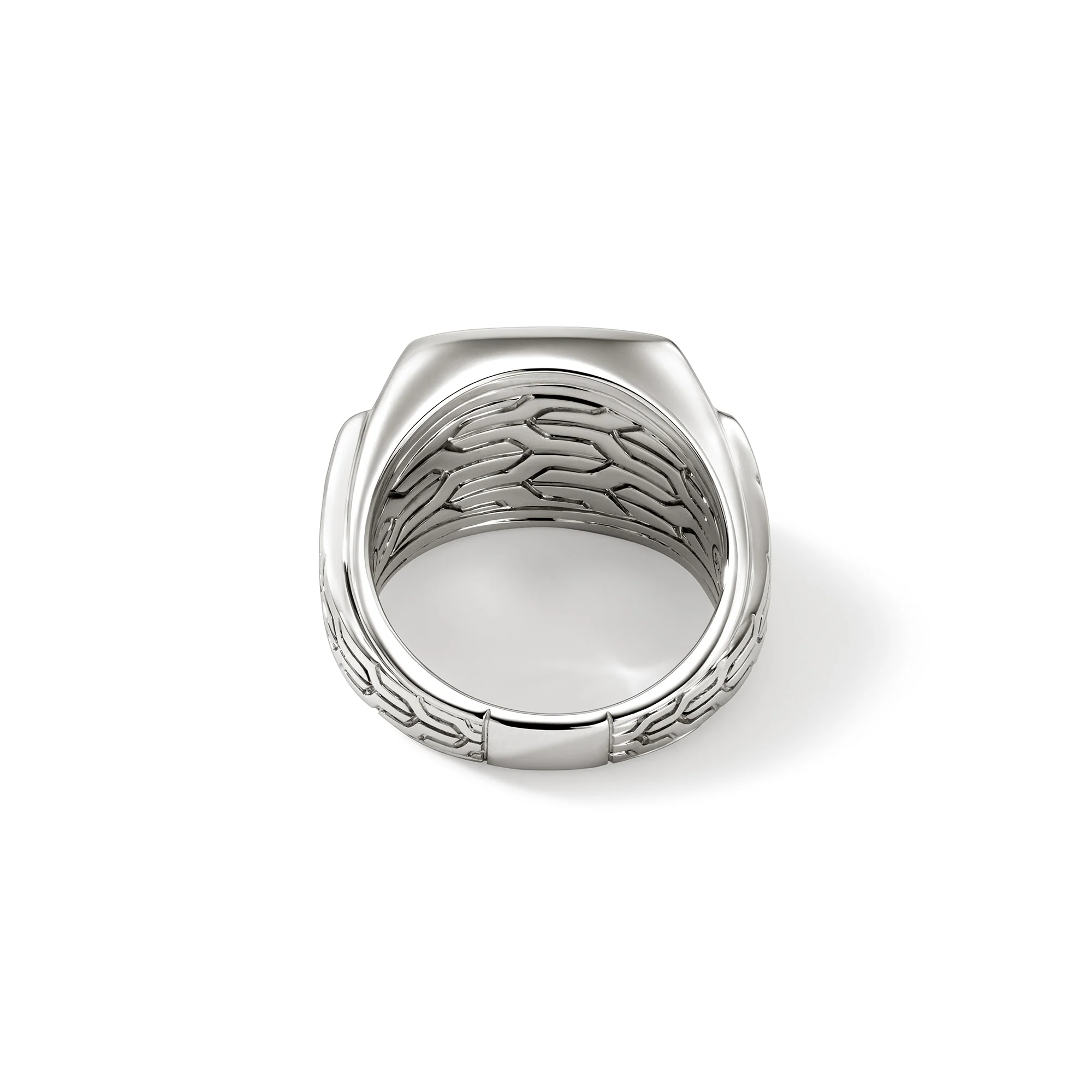 Signet Ring, Sterling Silver, Gemstones|RMS9010984BLS - Image 4