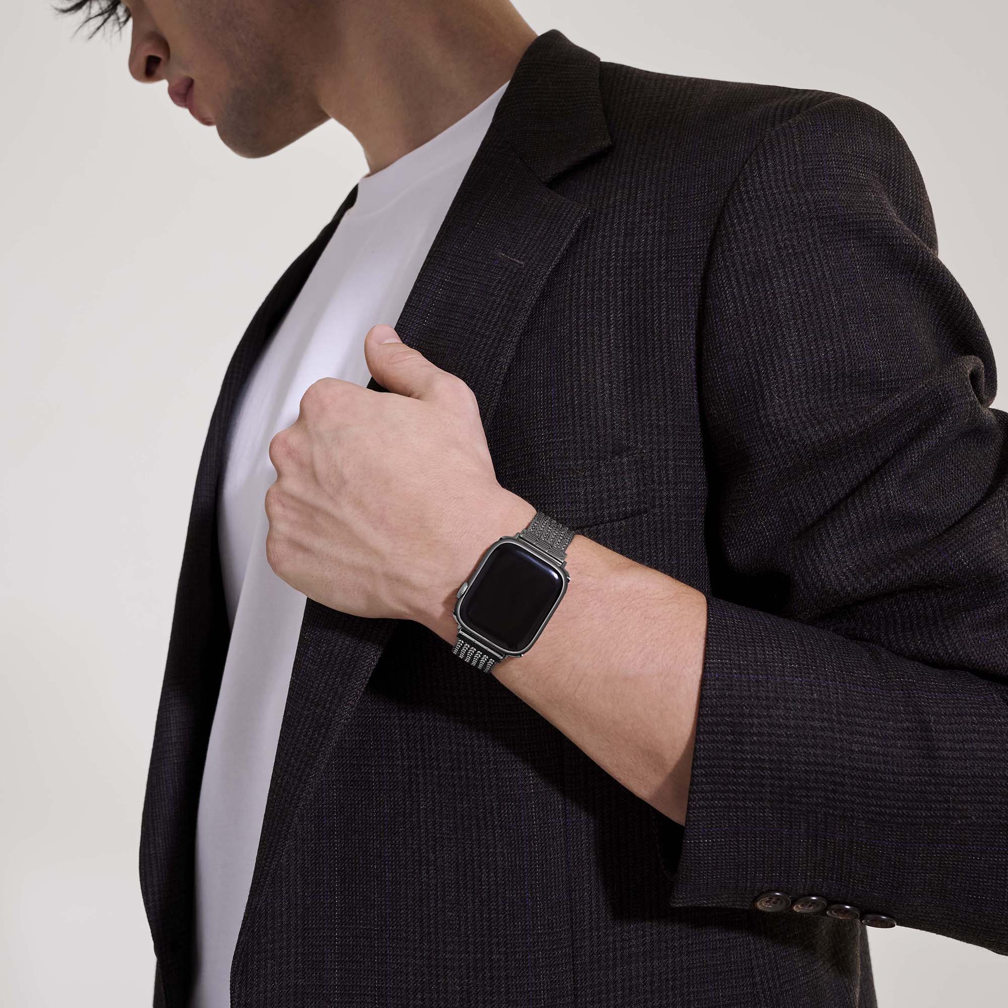 Smart Watch Strap, Dark Silver, 18MM|WB98652BRD - Image 6