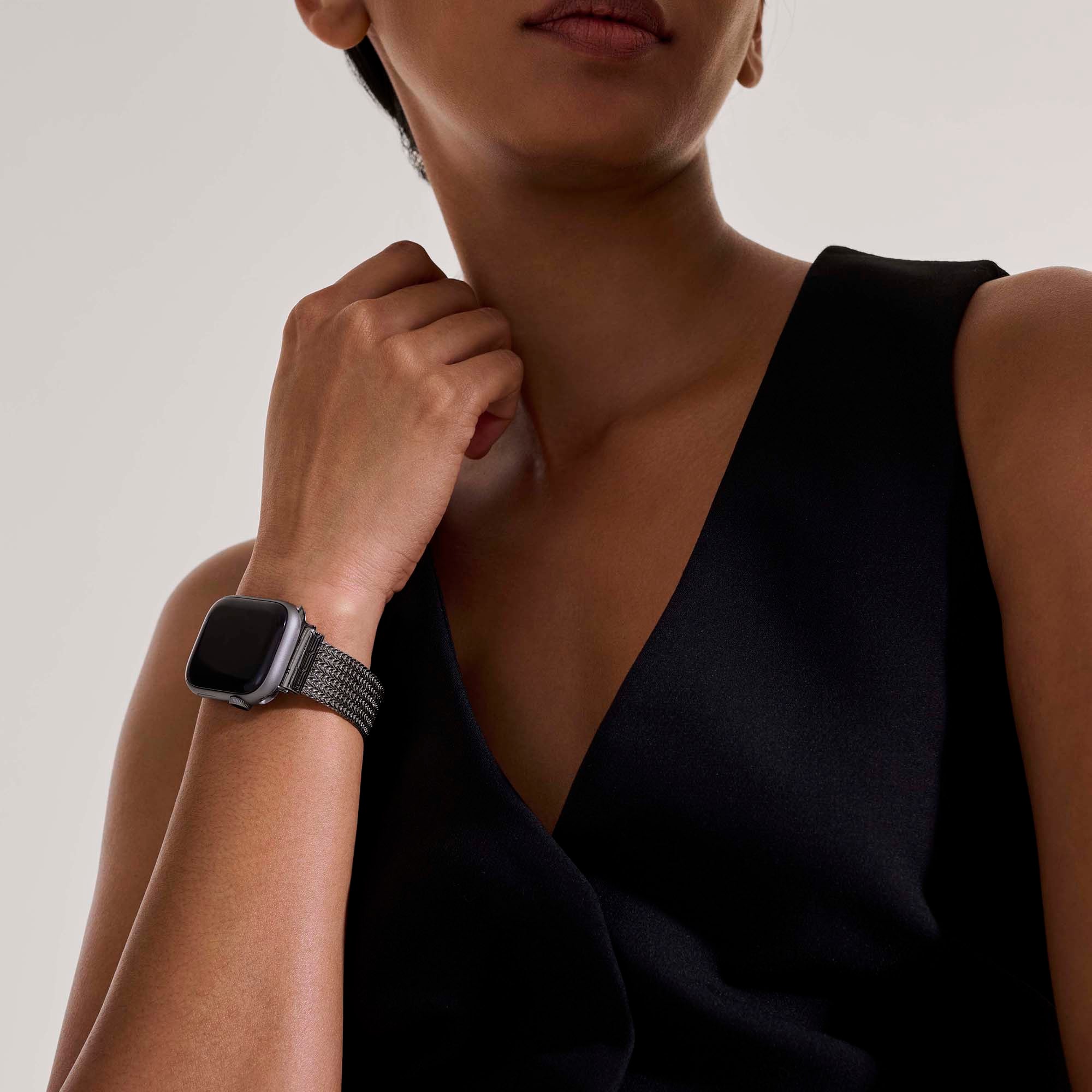 Smart Watch Strap, Dark Silver, 18MM|WB98652BRD - Image 7