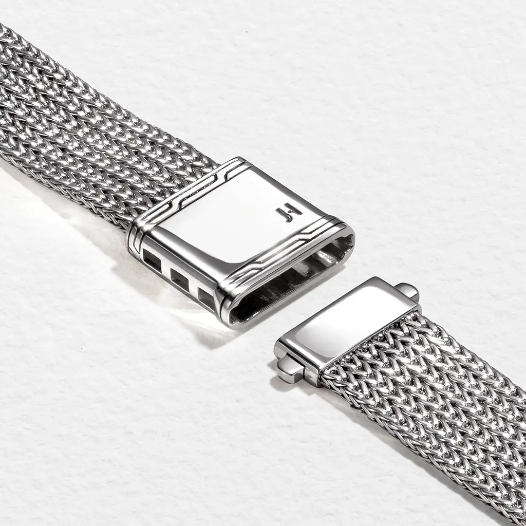 Smart Watch Strap, Sterling Silver, 18MM|WB98652 - Image 5