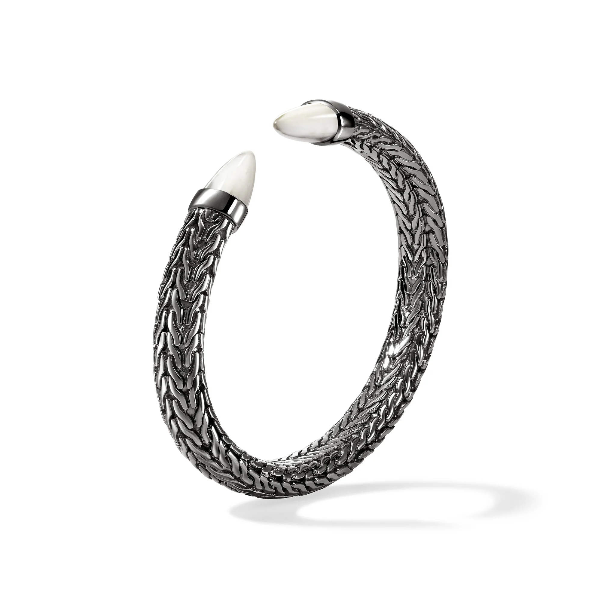 Spear 50 Flex Cuff, Dark Silver, Howlite|CMS987961BRDWHL - Image 3