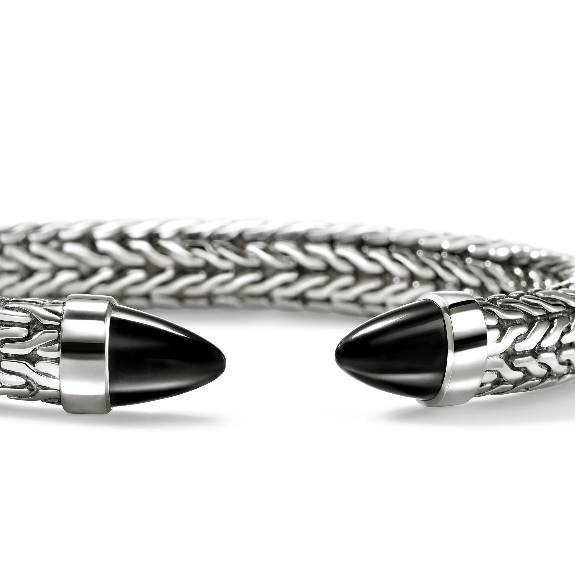 Spear 50 Flex Cuff, Sterling Silver, Black Onyx|CBS987961BON - Image 2