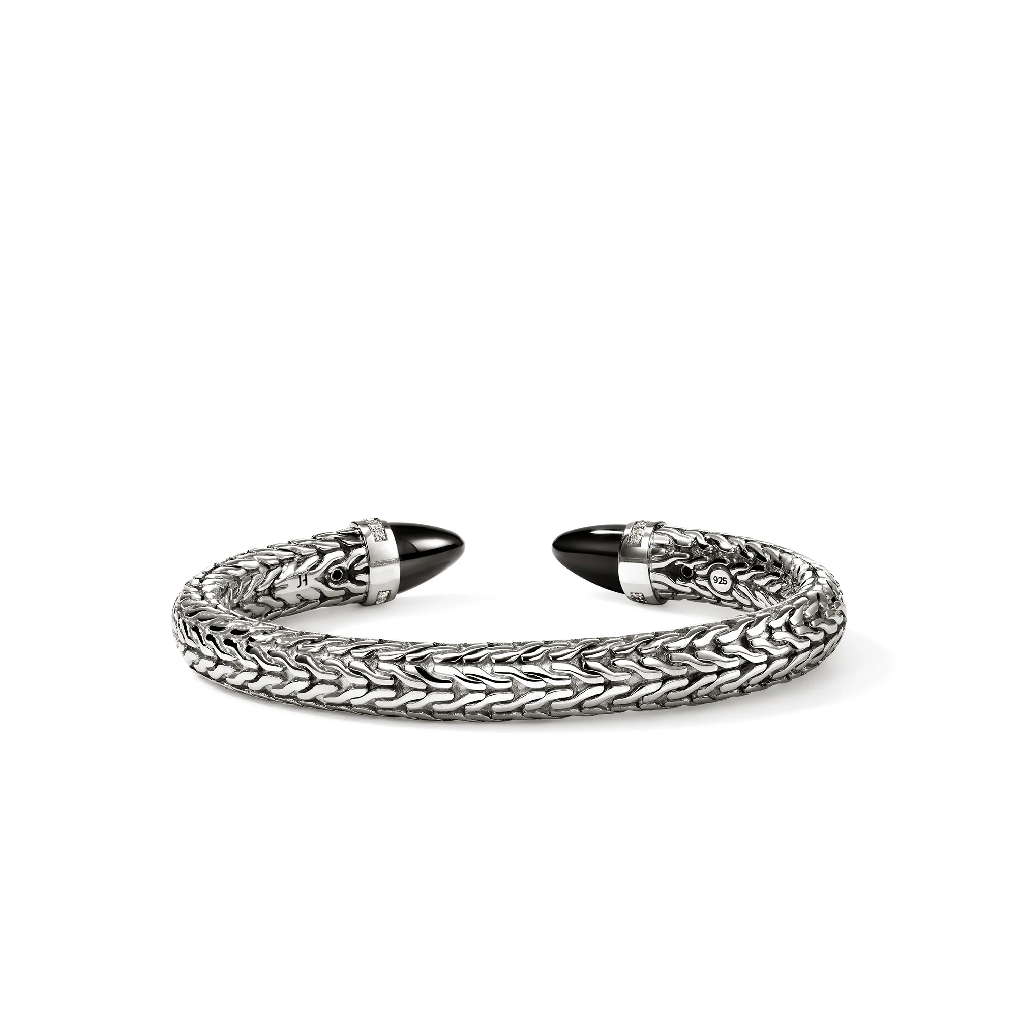 Spear 50 Flex Cuff, Sterling Silver, Black Onyx, Diamonds|CBS988981BONDI - Image 5