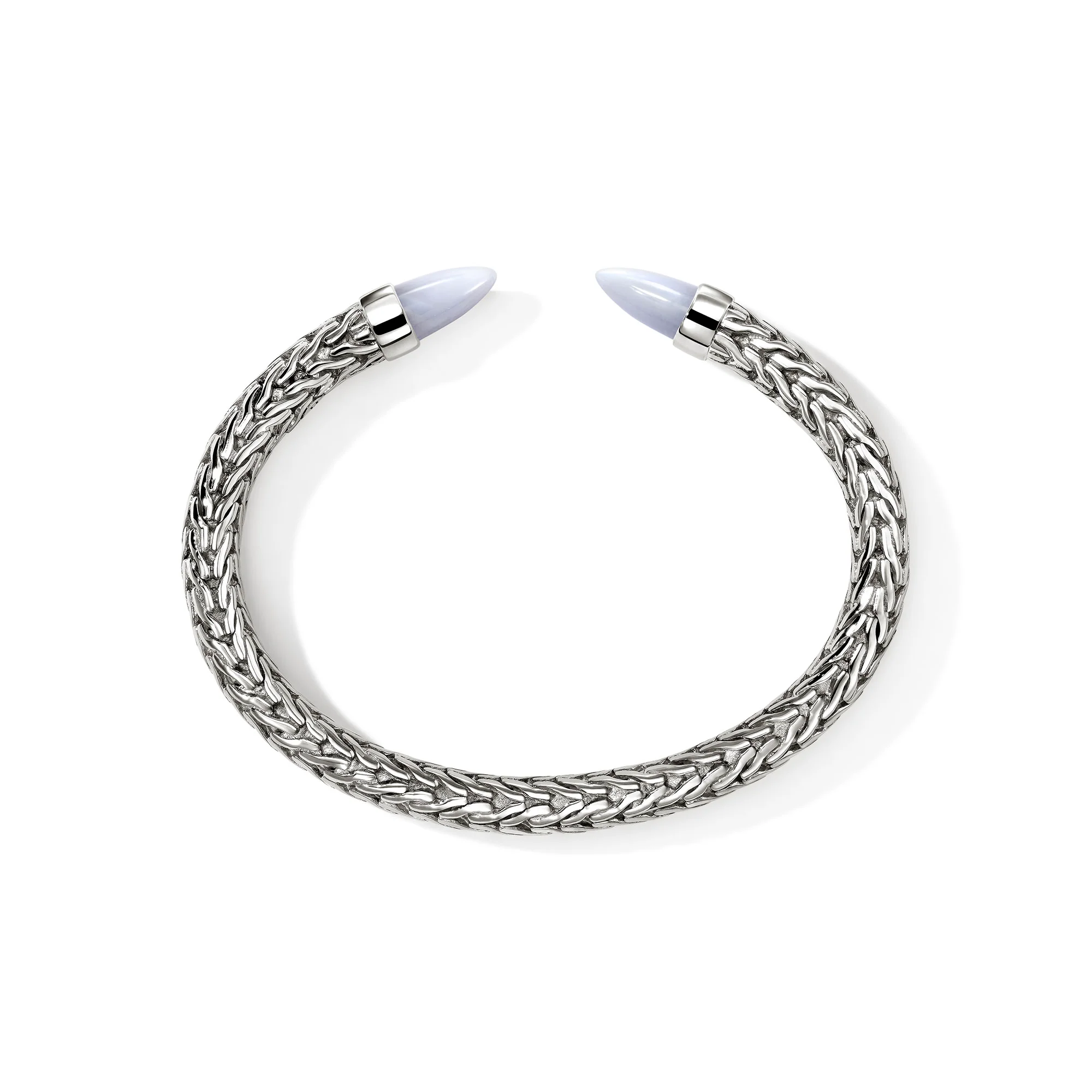 Spear 50 Flex Cuff, Sterling Silver, Blue Lace Agate|CBS987961BLA - Image 4