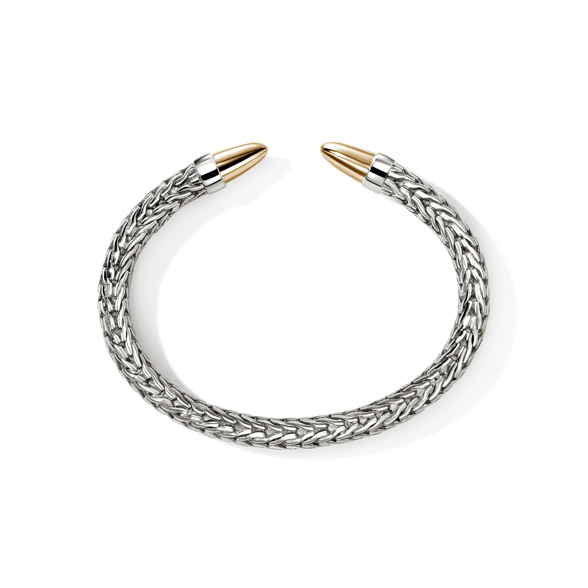 Spear 50 Flex Cuff, Sterling Silver, Gold|CZZ98796 - Image 4