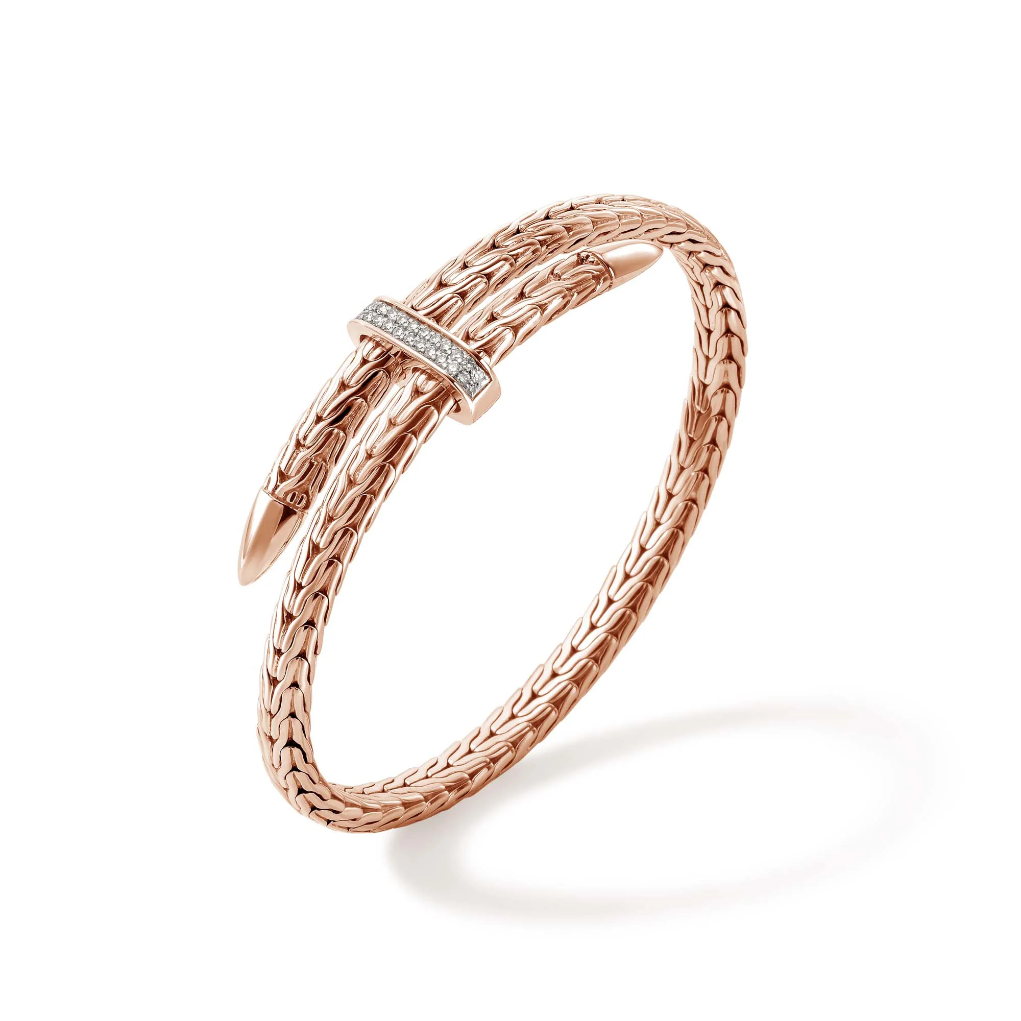 Spear Flex Cuff, Rose Gold, Diamonds, 5.5MM|CGGX9011072RDI - Image 3