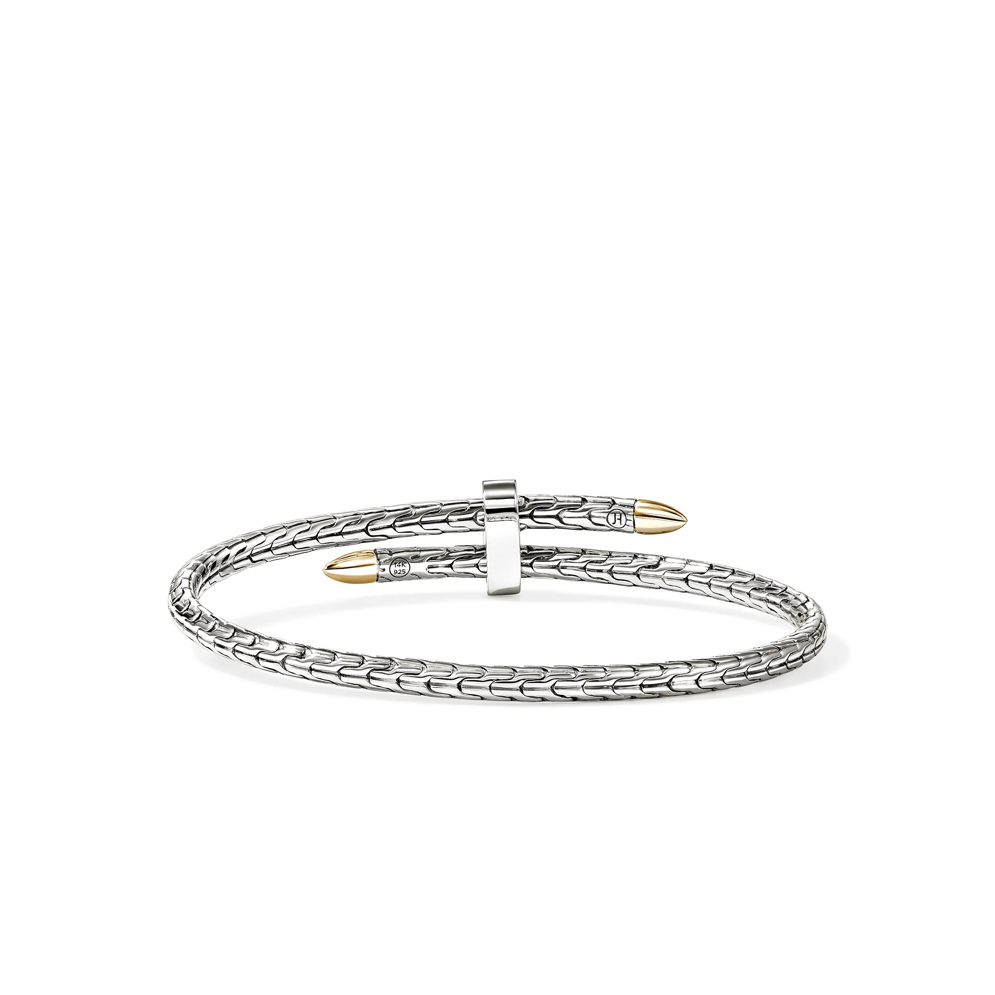 Spear Flex Cuff, Gold, Sterling Silver, Diamonds, 4MM|CZZP9878722DI - Image 4