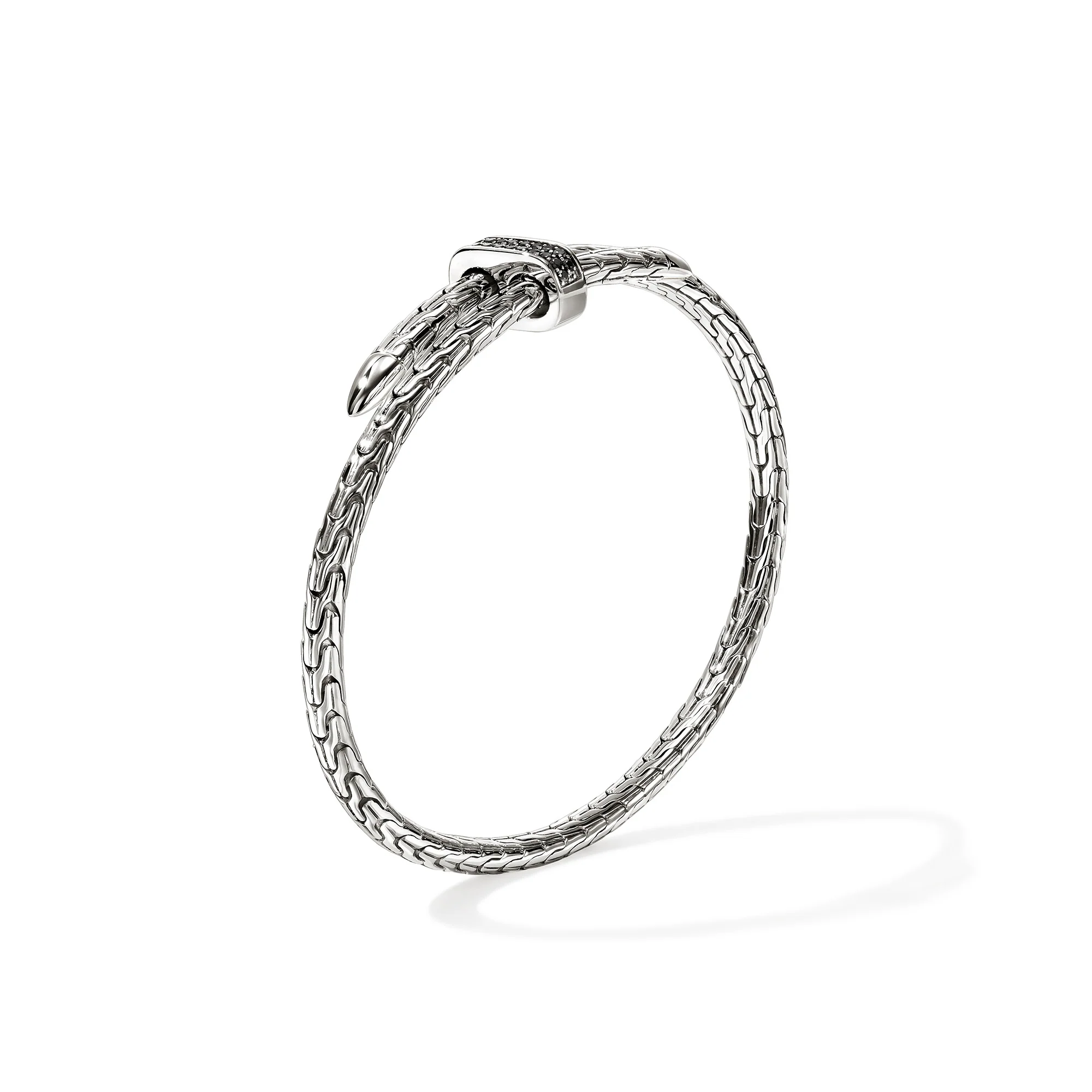 Spear Flex Cuff, Sterling Silver, Black Sapphire, 4MM|CBS987874BLS - Image 3