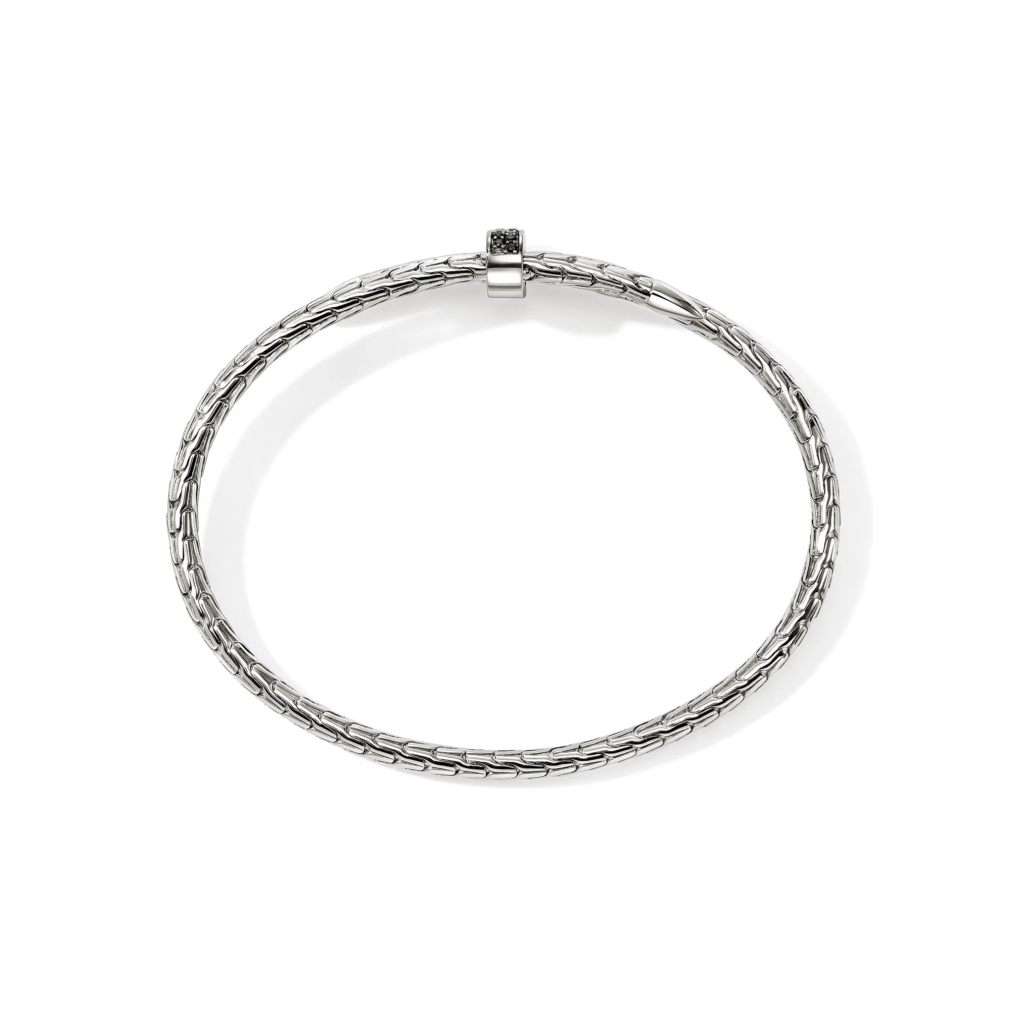 Spear Flex Cuff, Sterling Silver, Black Sapphire, 4MM|CBS987874BLS - Image 4