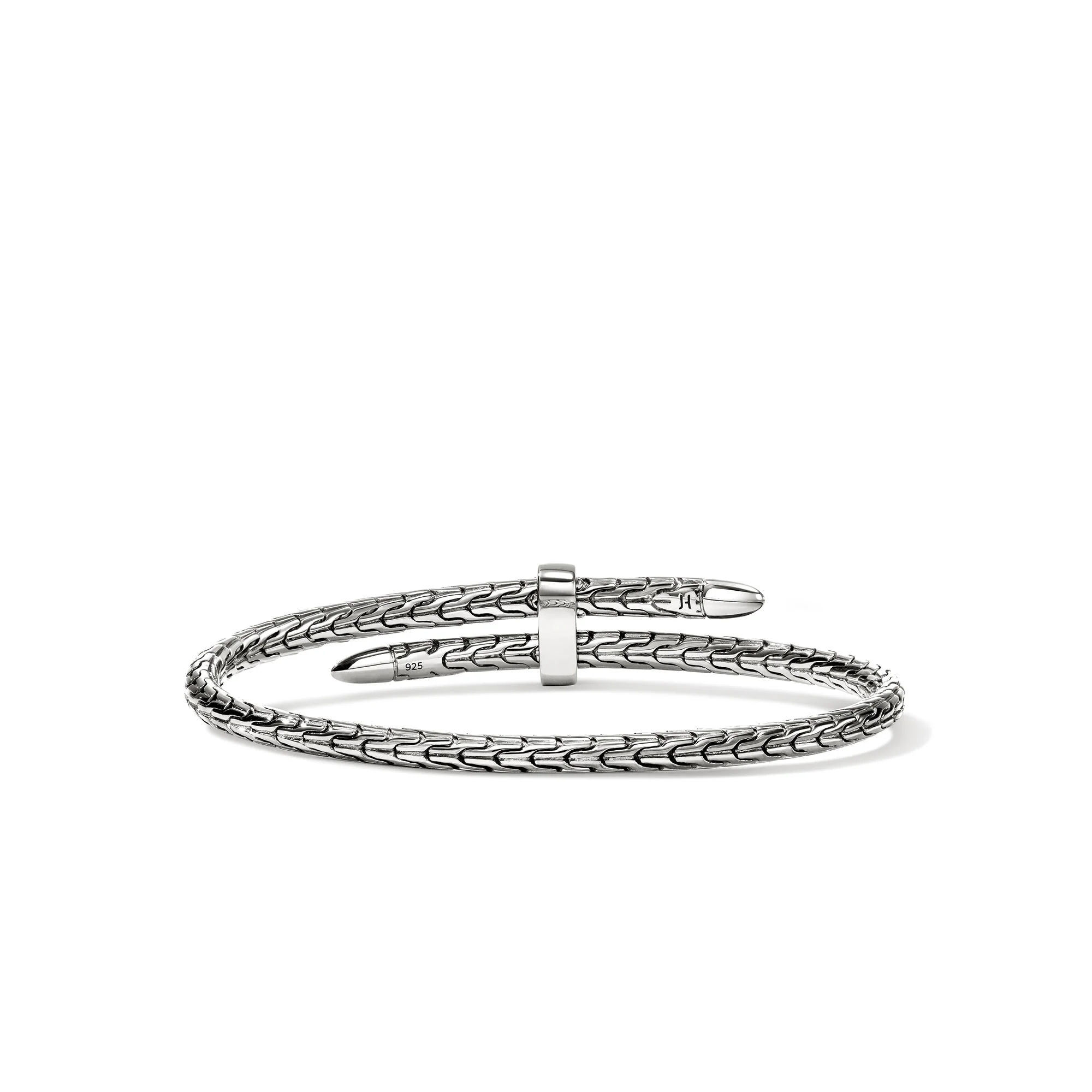 Spear Flex Cuff, Sterling Silver, Black Sapphire, 4MM|CBS987874BLS - Image 5