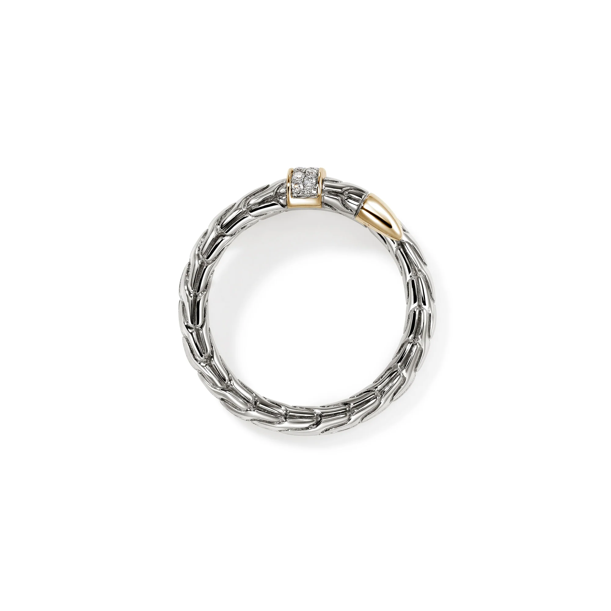 Spear Ring, Gold, Sterling Silver, Diamonds|RZZP986802DI - Image 3
