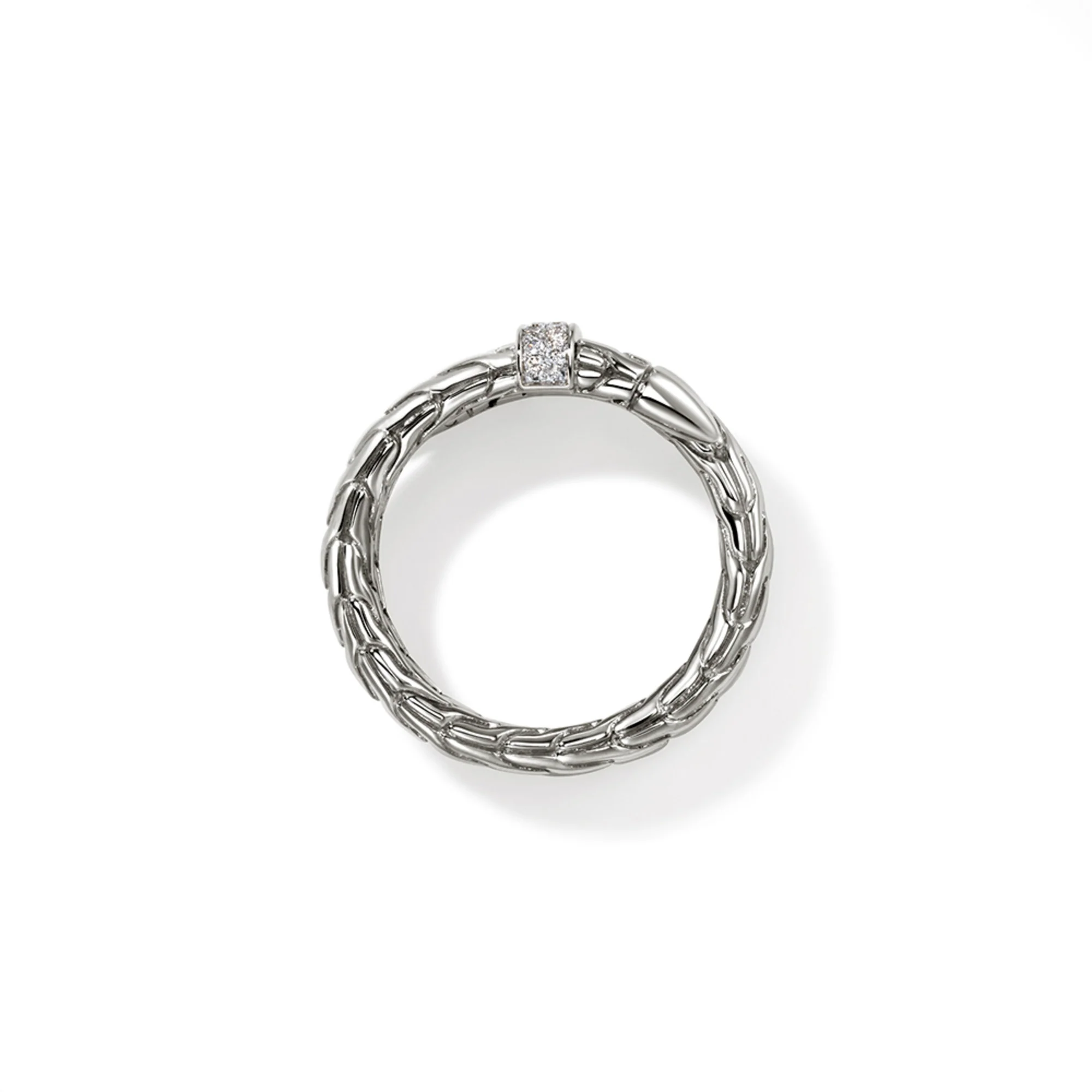 Spear Ring, Sterling Silver, Diamonds, Wide|RBP986812DI - Image 5