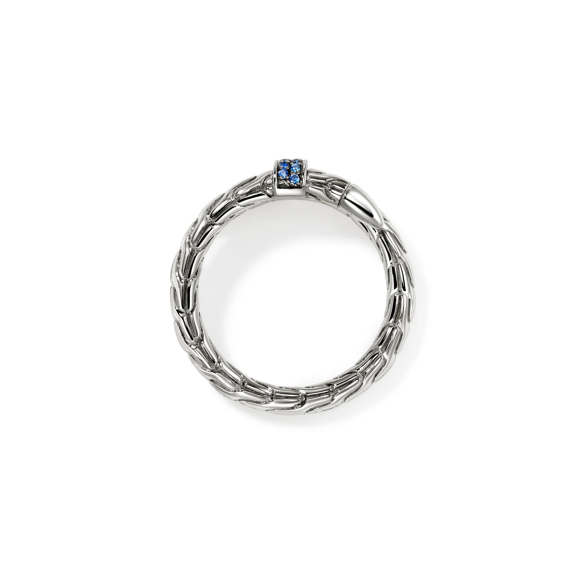 Spear Ring, Sterling Silver, Blue Sapphire|RBS986804BSP - Image 3