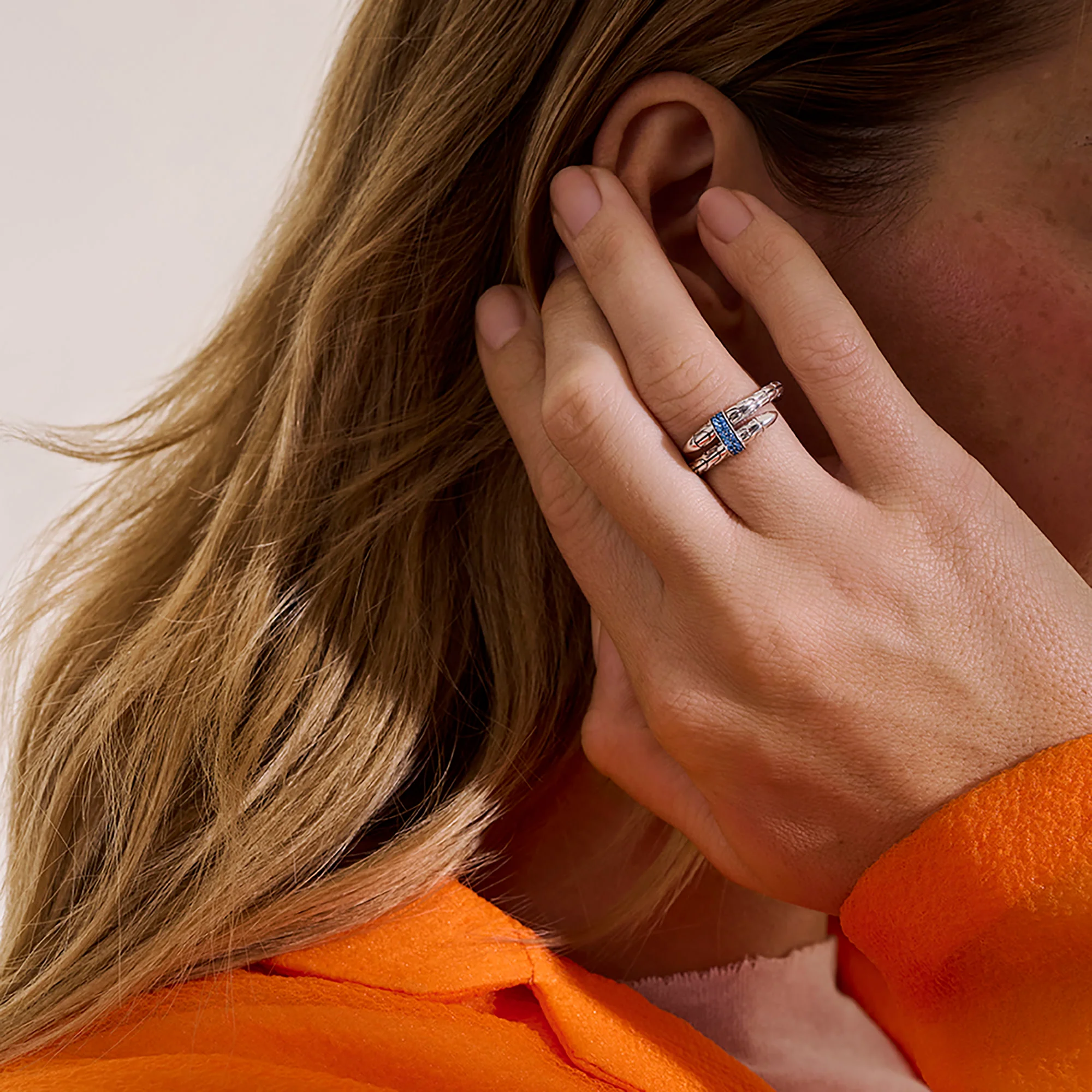 Spear Ring, Sterling Silver, Blue Sapphire|RBS986804BSP - Image 5