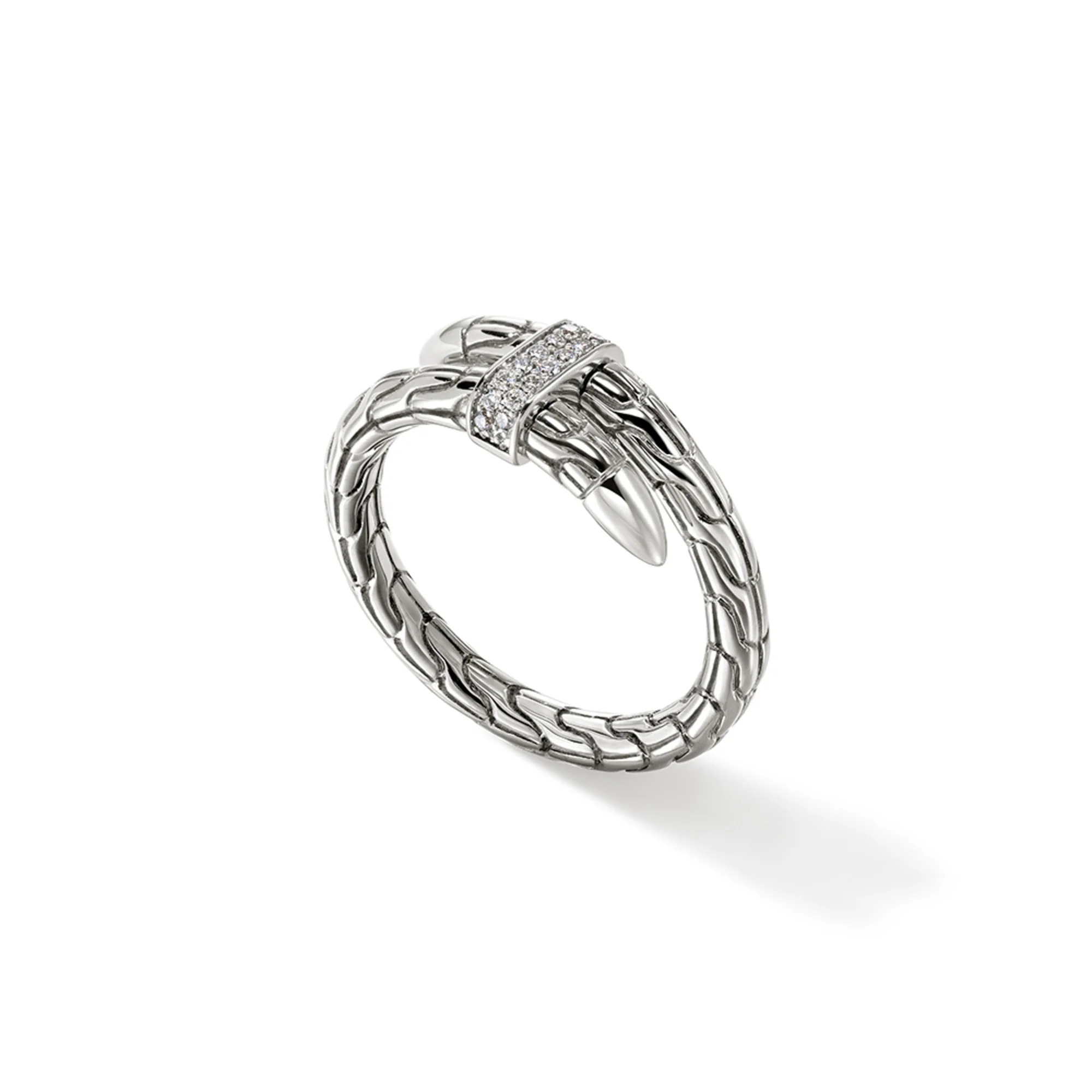 Spear Ring, Sterling Silver, Diamonds|RBP986802DI - Image 3