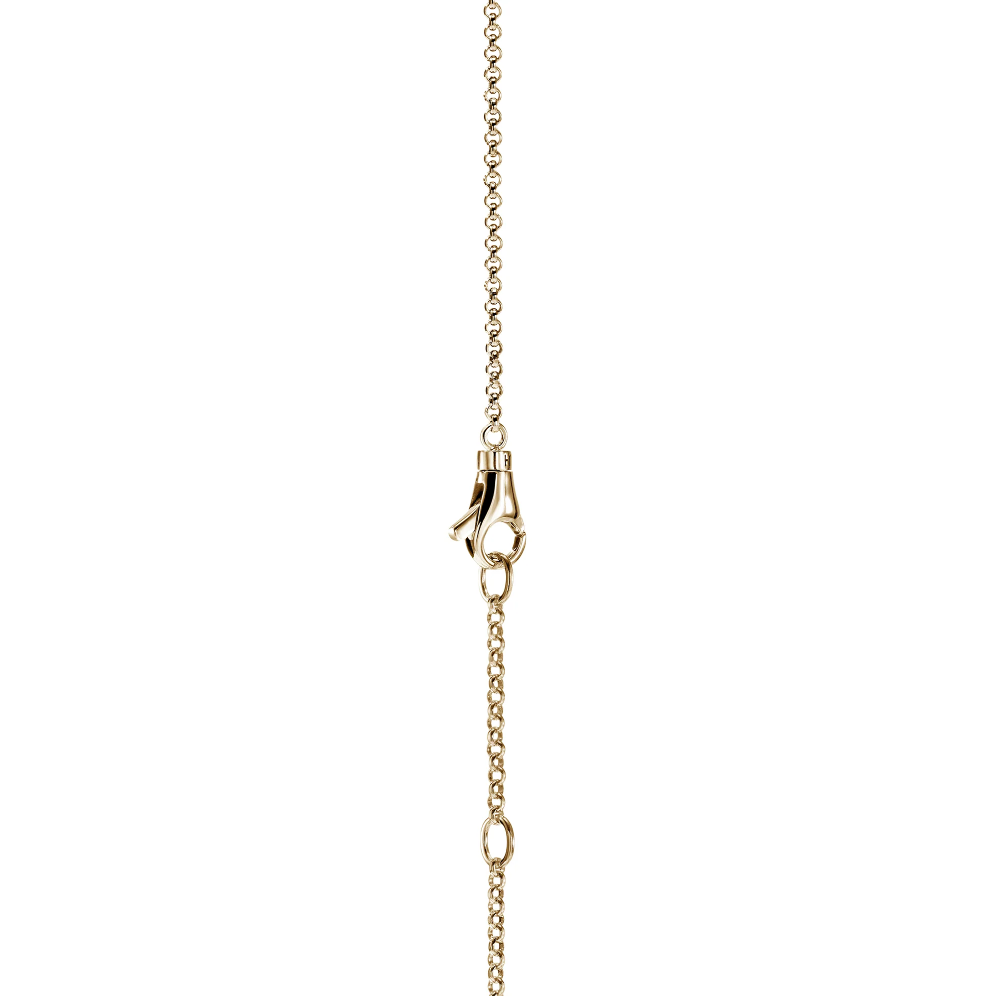 Spear Station Necklace, Gold, Diamonds|NGGX989582DI - Image 4