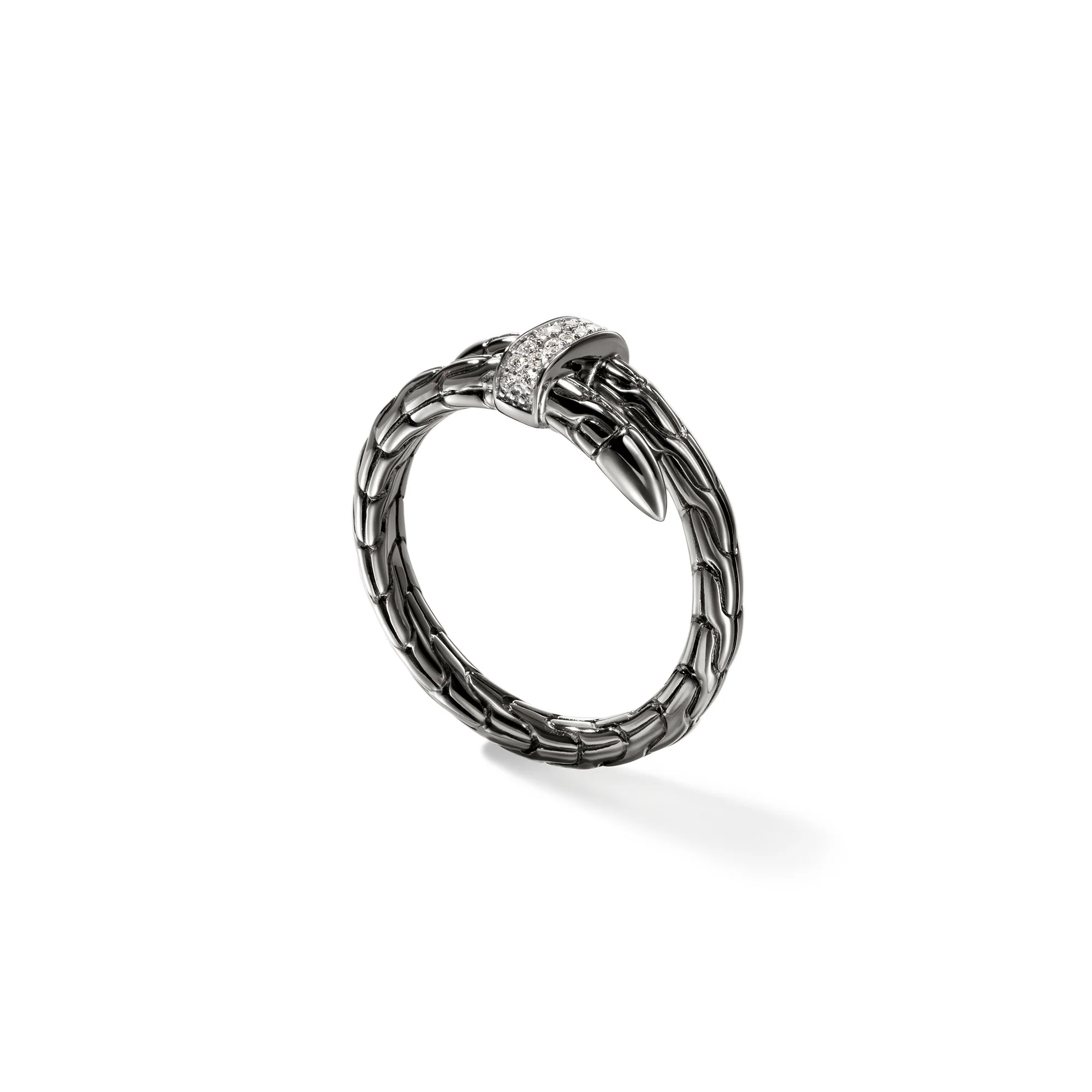 Spear Ring, Dark Silver, Diamonds|RBP986802BRDDI - Image 3