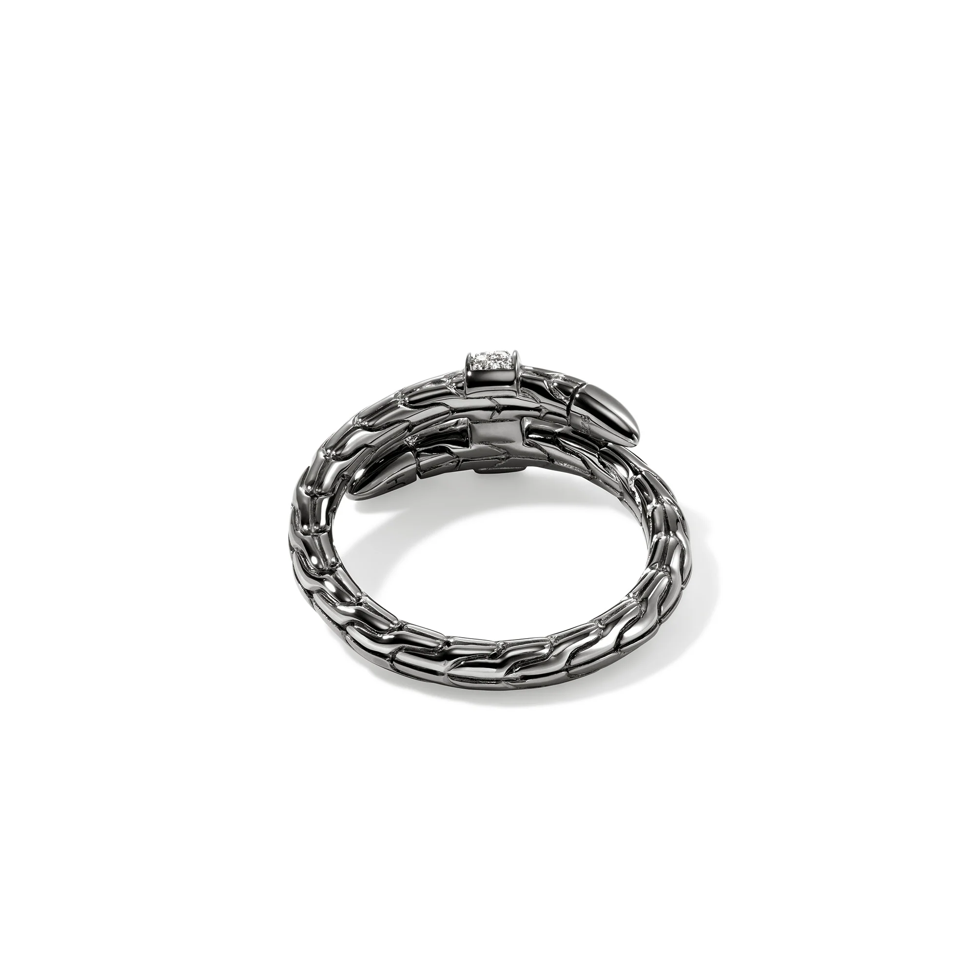 Spear Ring, Dark Silver, Diamonds|RBP986802BRDDI - Image 4