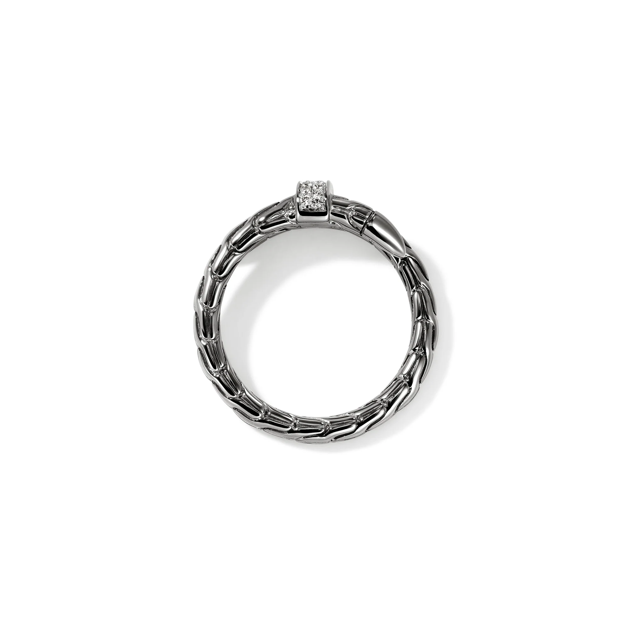 Spear Ring, Dark Silver, Diamonds|RBP986802BRDDI - Image 5