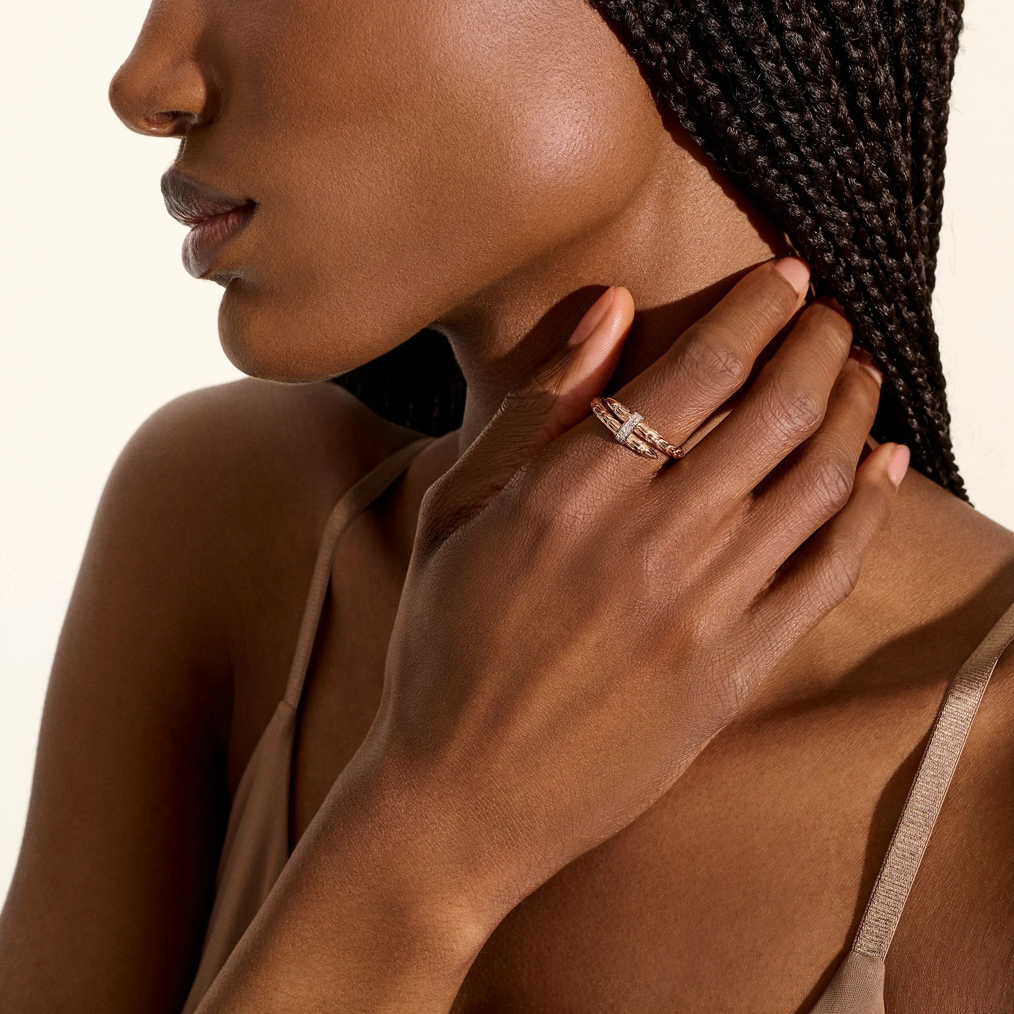Spear Ring, Rose Gold, Diamonds|RGGX986802RDI - Image 6