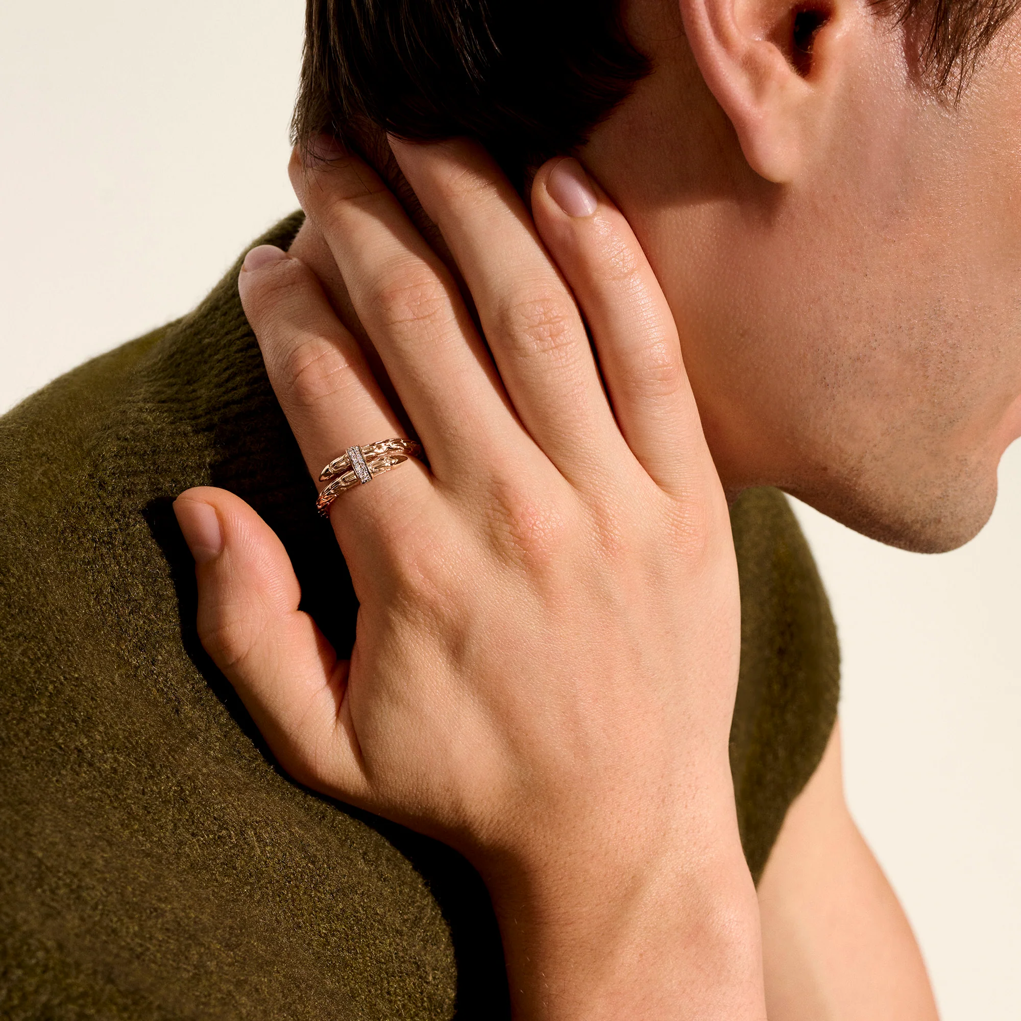 Spear Ring, Rose Gold, Diamonds|RGGX986802RDI - Image 7