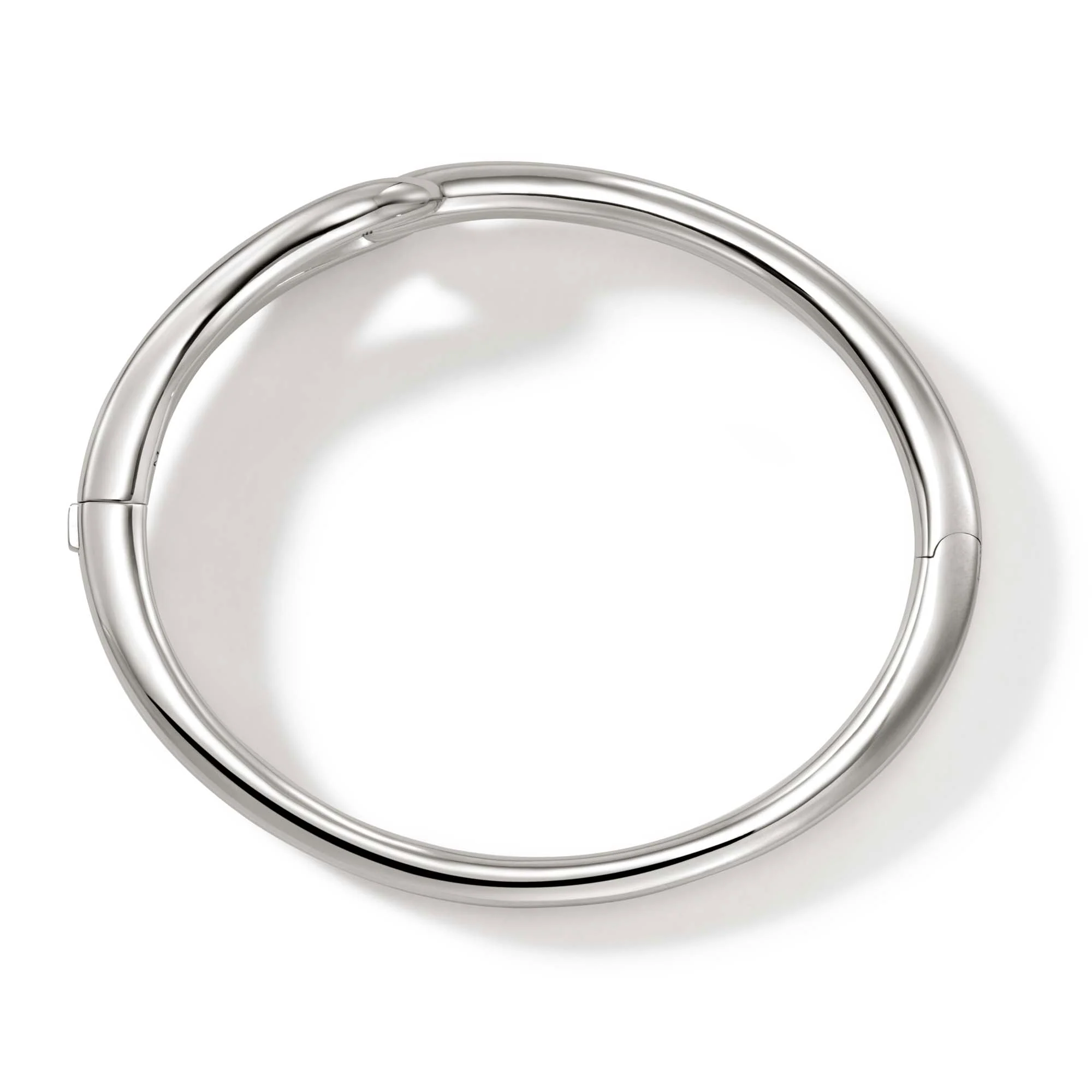 Surf Hinged Bangle, Sterling Silver|BB901084 - Image 4