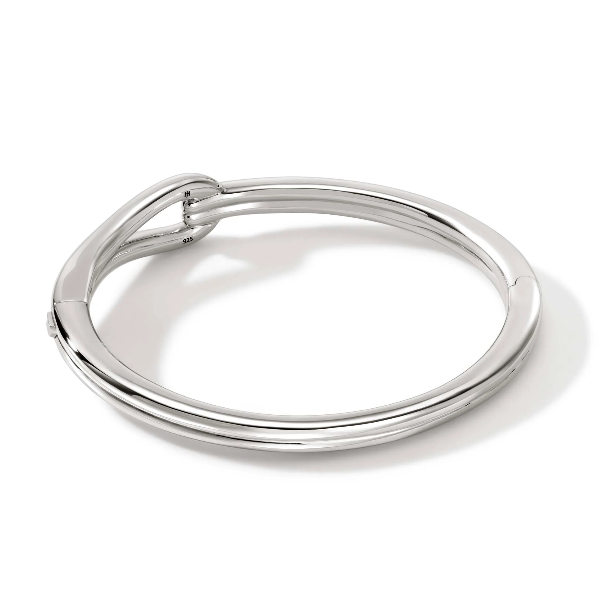 Surf Hinged Bangle, Sterling Silver|BB901084 - Image 5