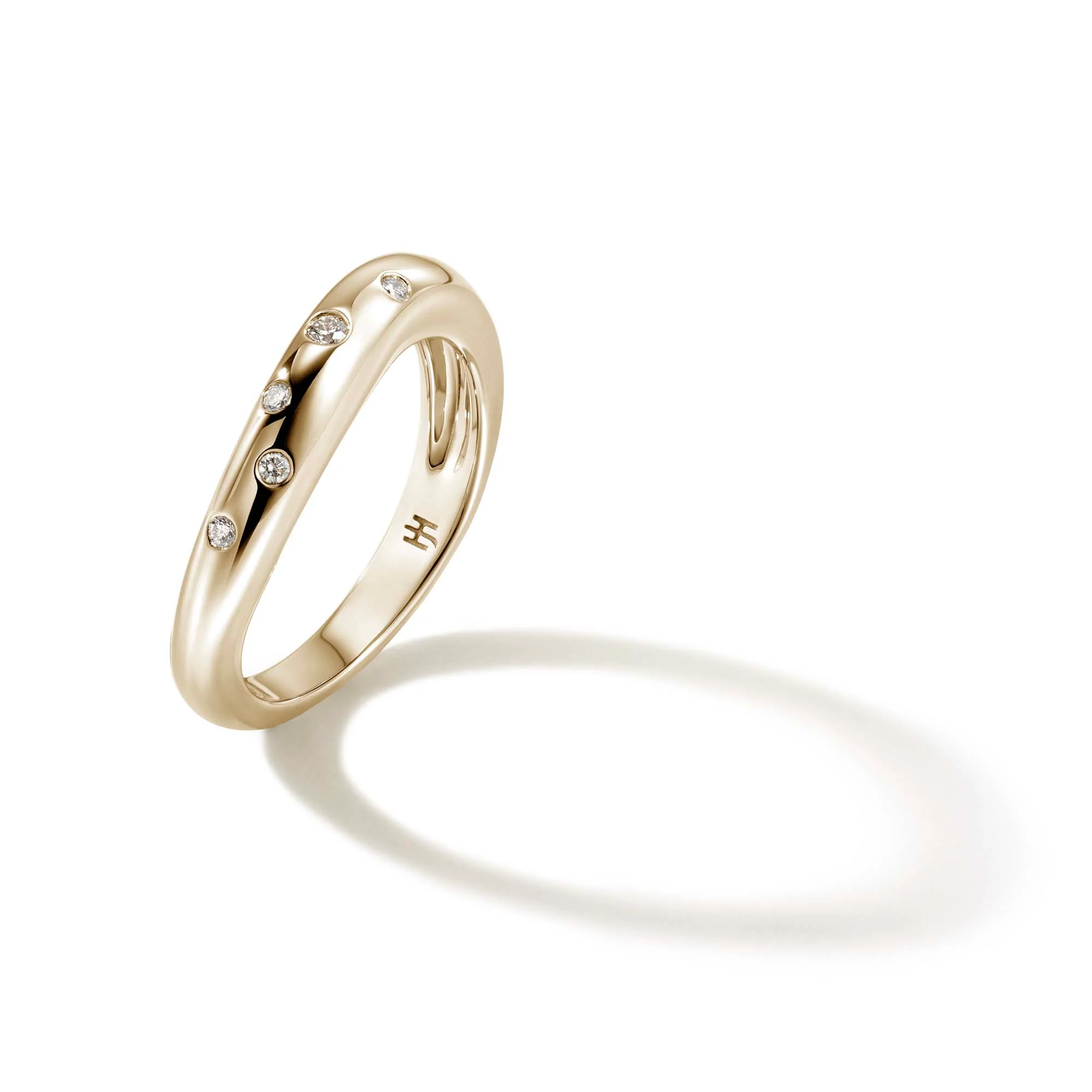 Surf Ring, Gold, Diamonds, Slim|RGGX9011182DI - Image 3