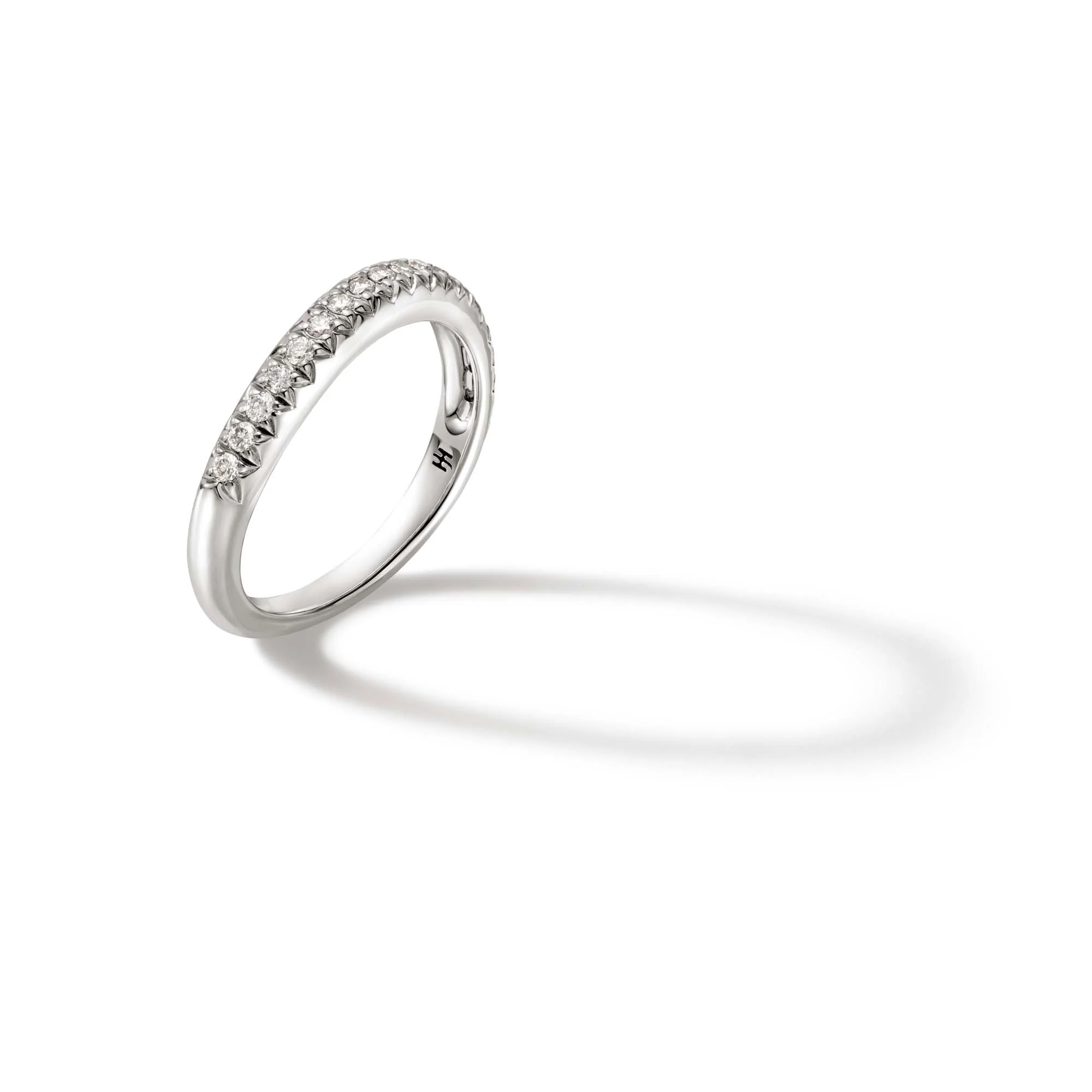 Surf Ring, Sterling Silver, Diamonds, Slim|RBP9011112DI - Image 3