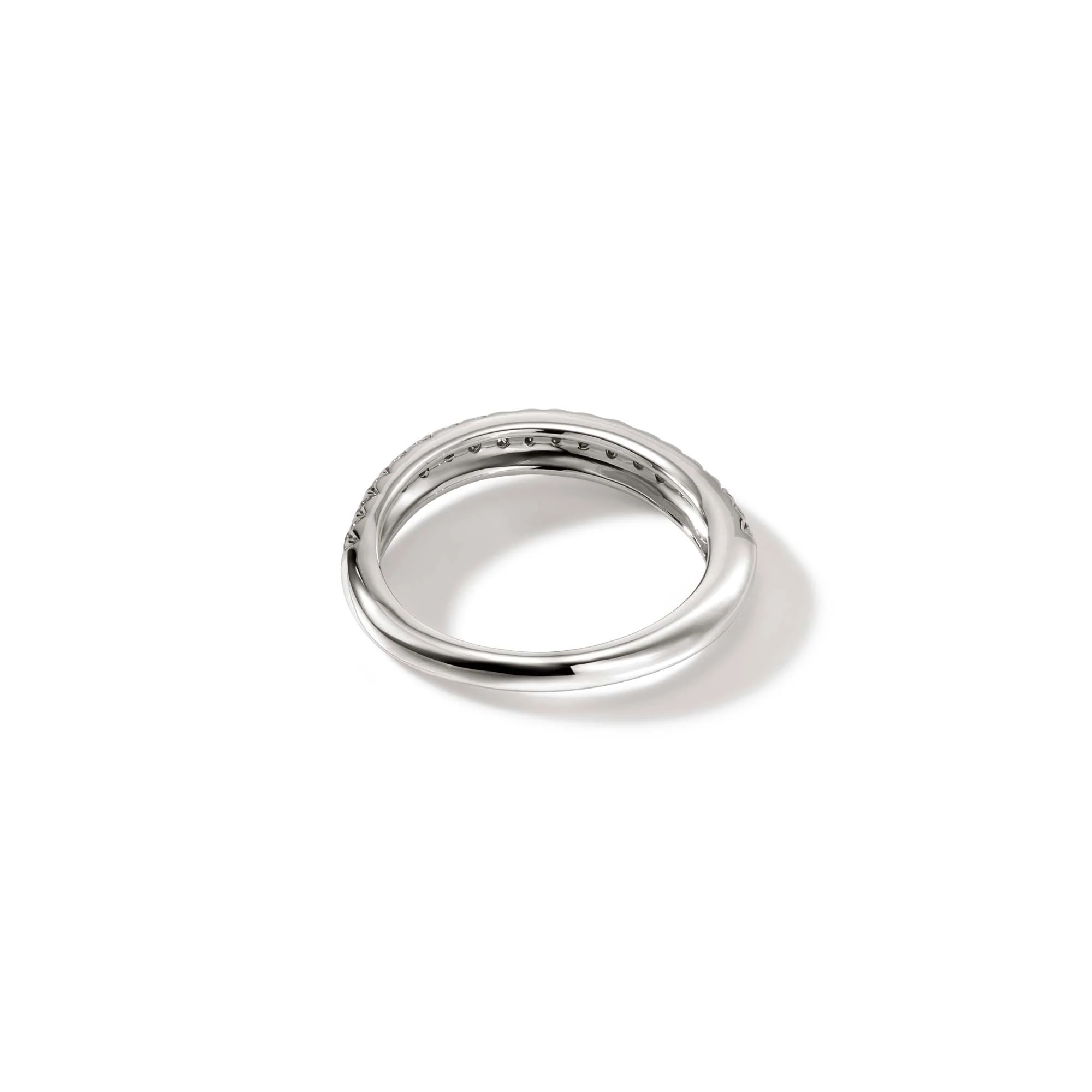 Surf Ring, Sterling Silver, Diamonds, Slim|RBP9011112DI - Image 5