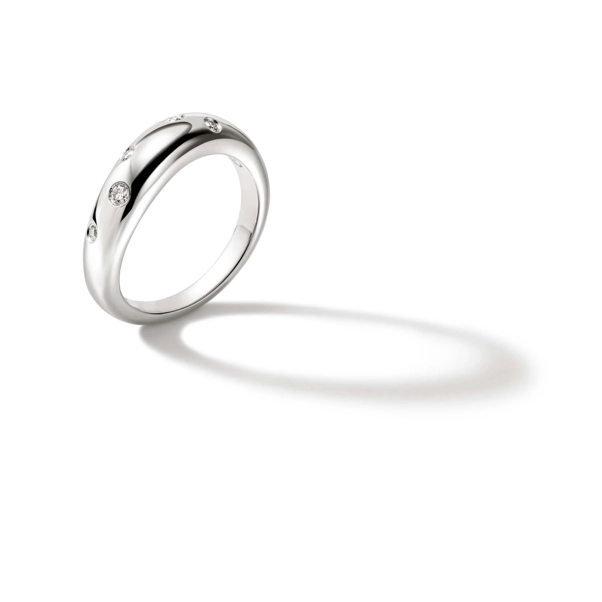 Surf Ring, Sterling Silver, Diamonds|RBP9011192DI - Image 3