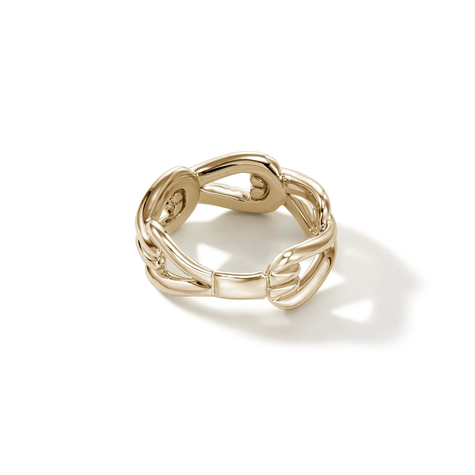 Surf  Link Ring, Gold, Diamonds, Wide|RGGX90107722DI - Image 5
