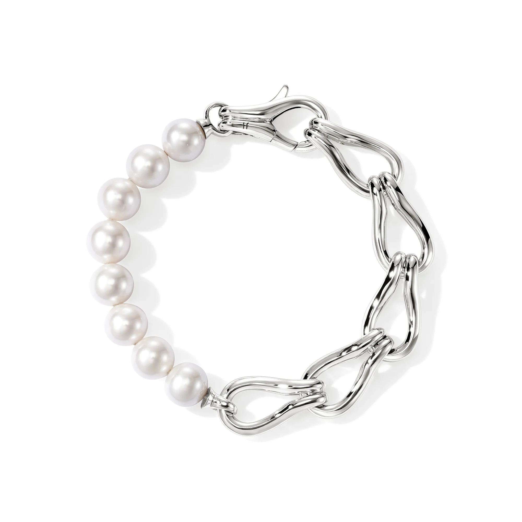Surf Bracelet, Sterling Silver, Pearls|BU895131 - Image 4