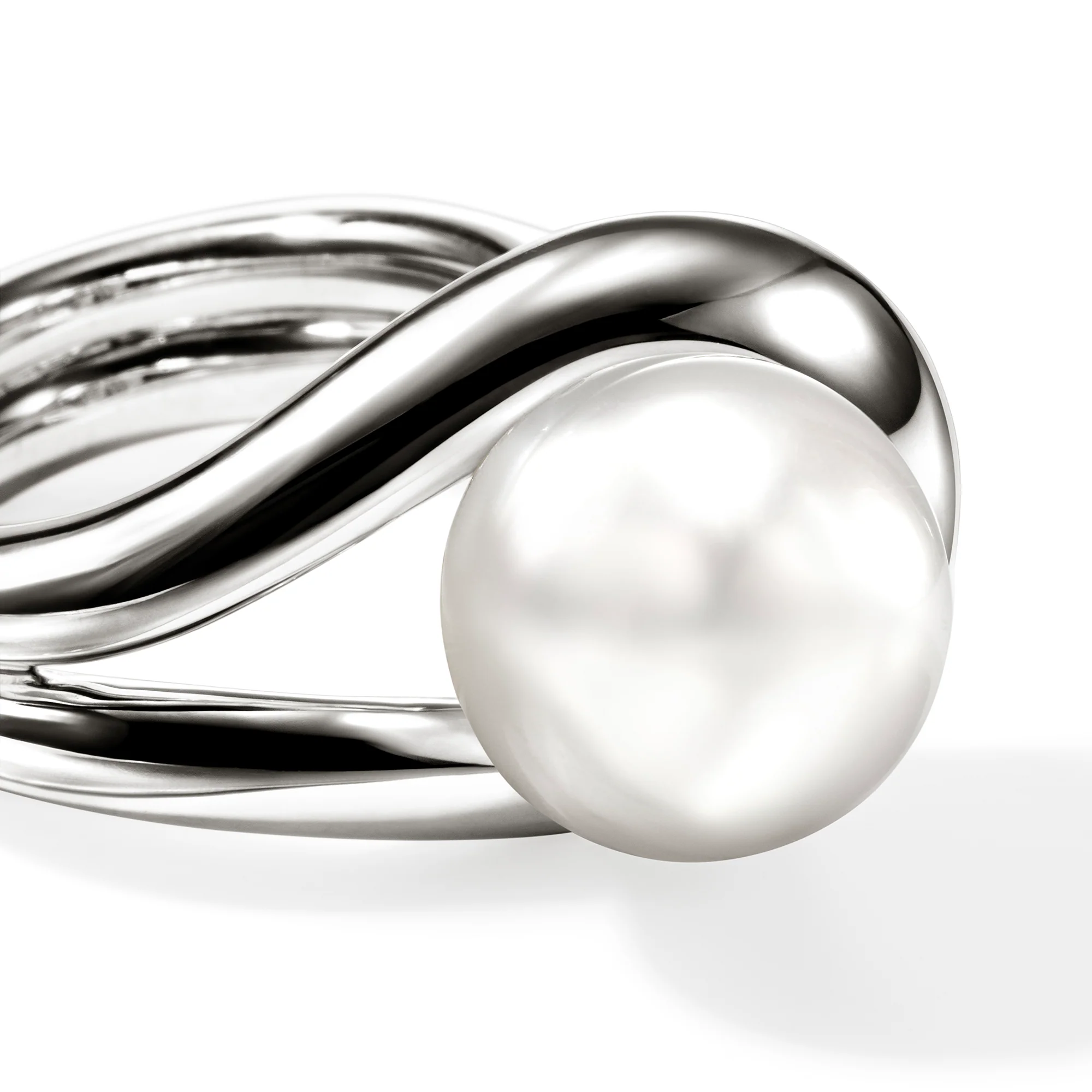 Surf Ring, Sterling Silver, Pearl|RB895081 - Image 2